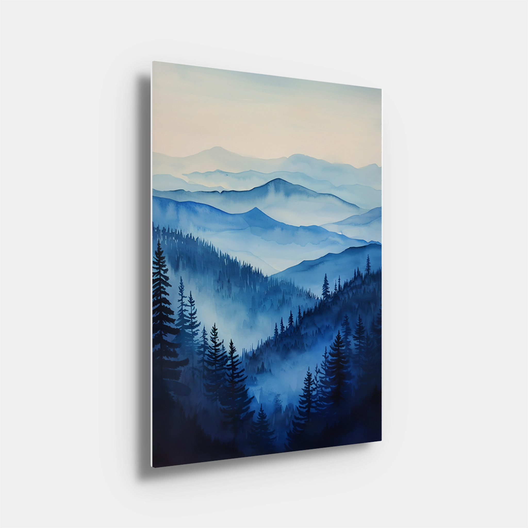 Blue Mountain View Traditional Painting