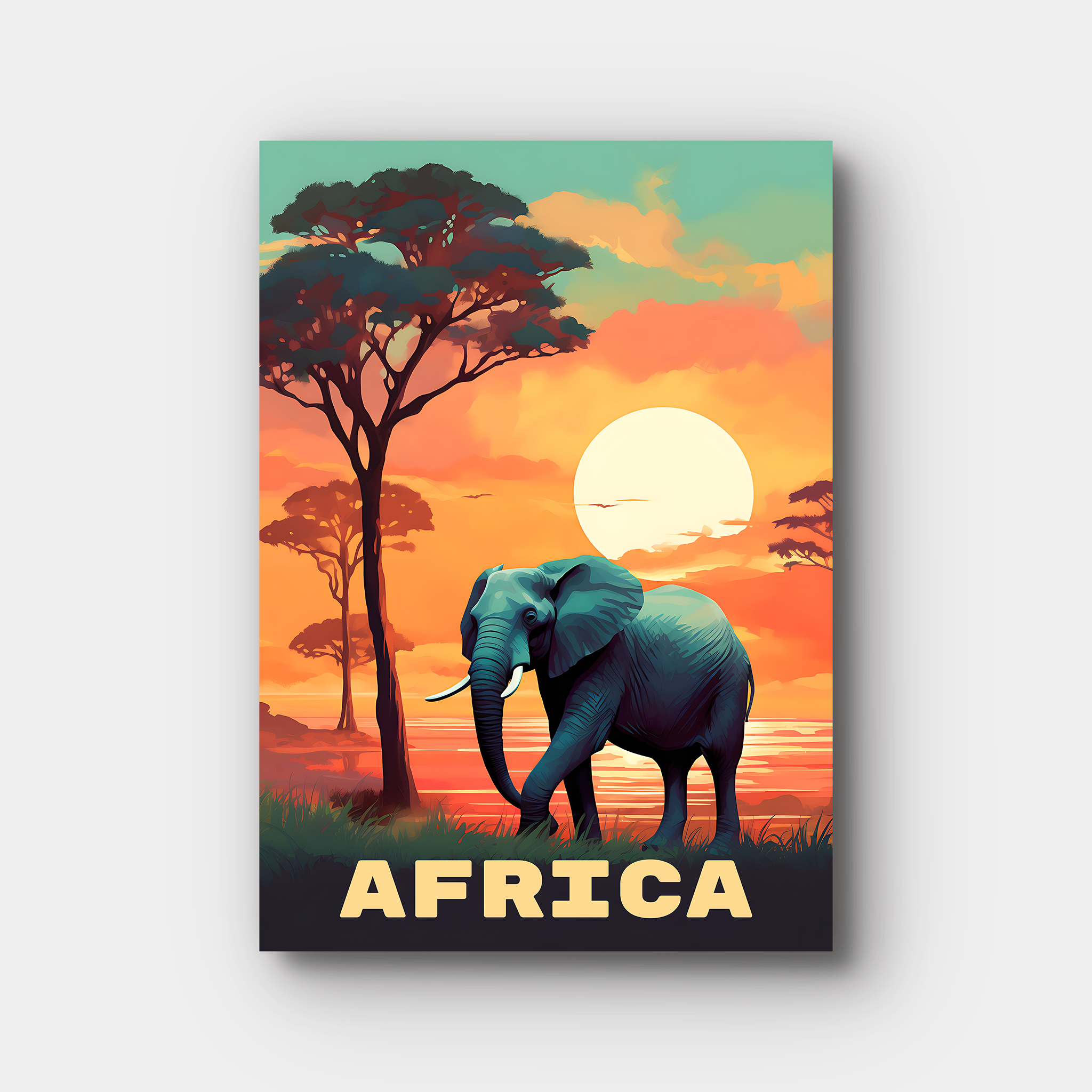 Africa Travel Poster