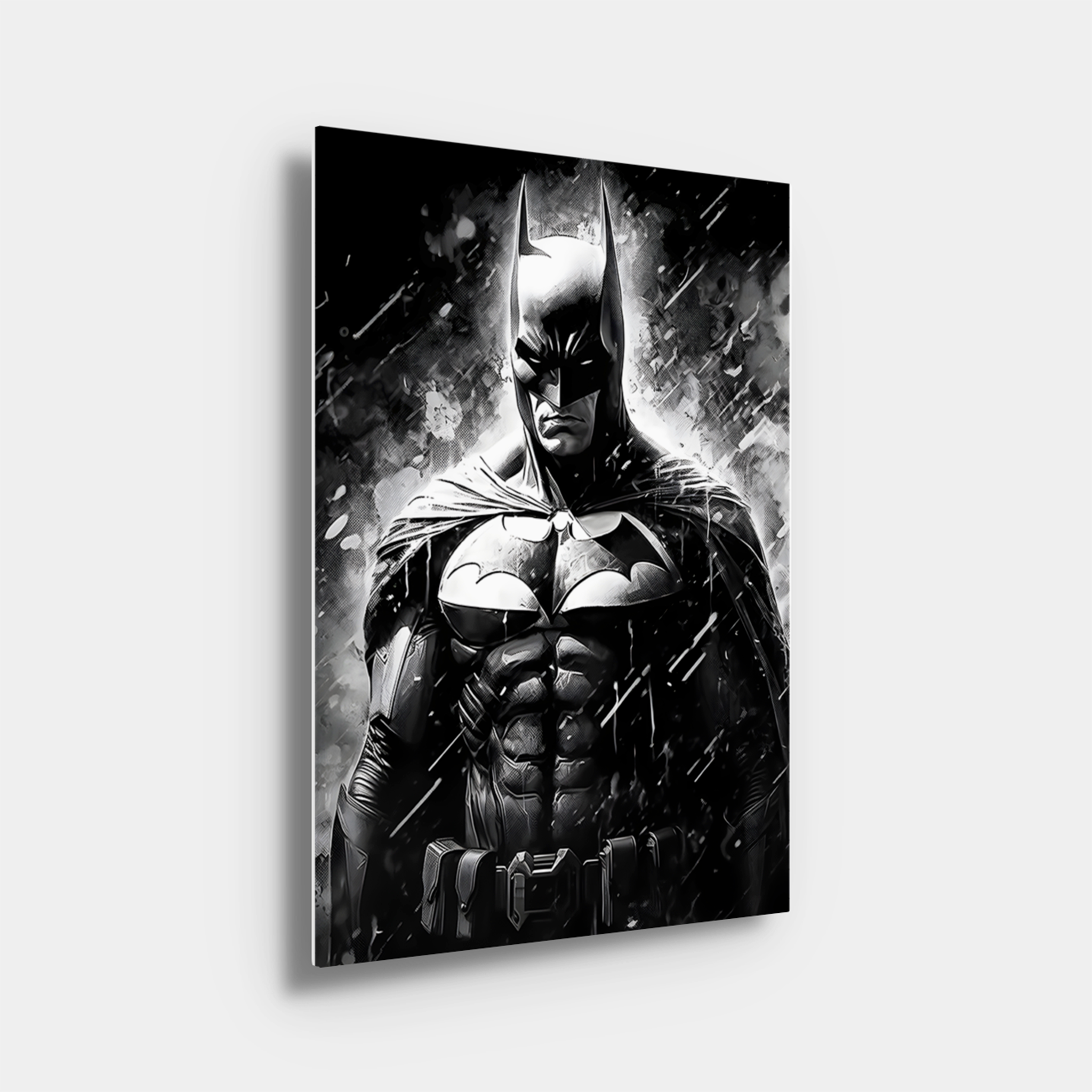 Batman Monochromatic Splash Art