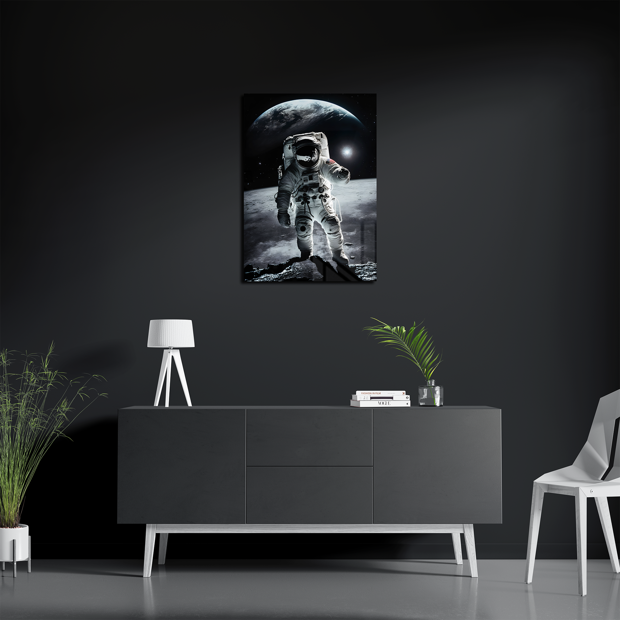 American Astronaut Landing