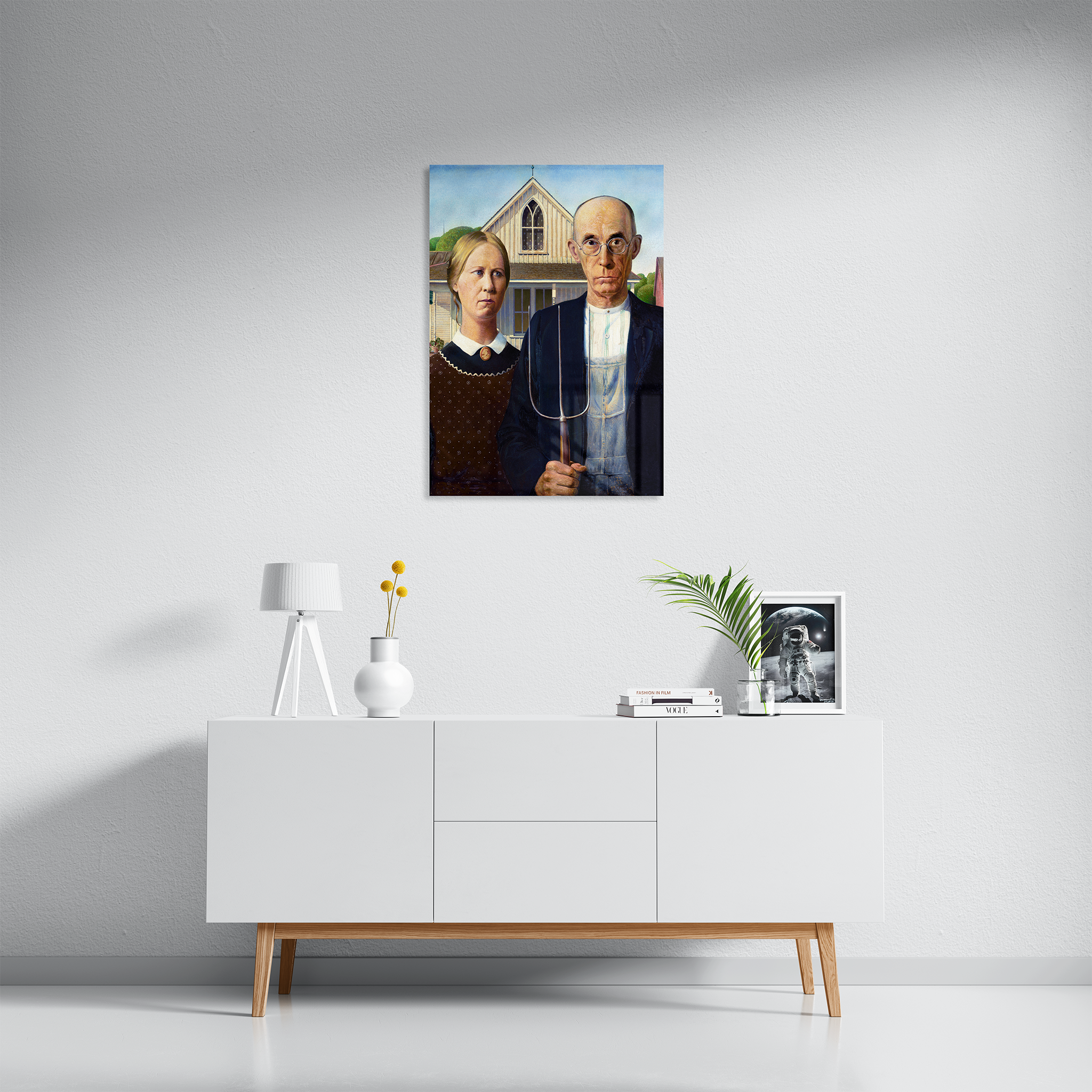 American Gothic by Grant Wood