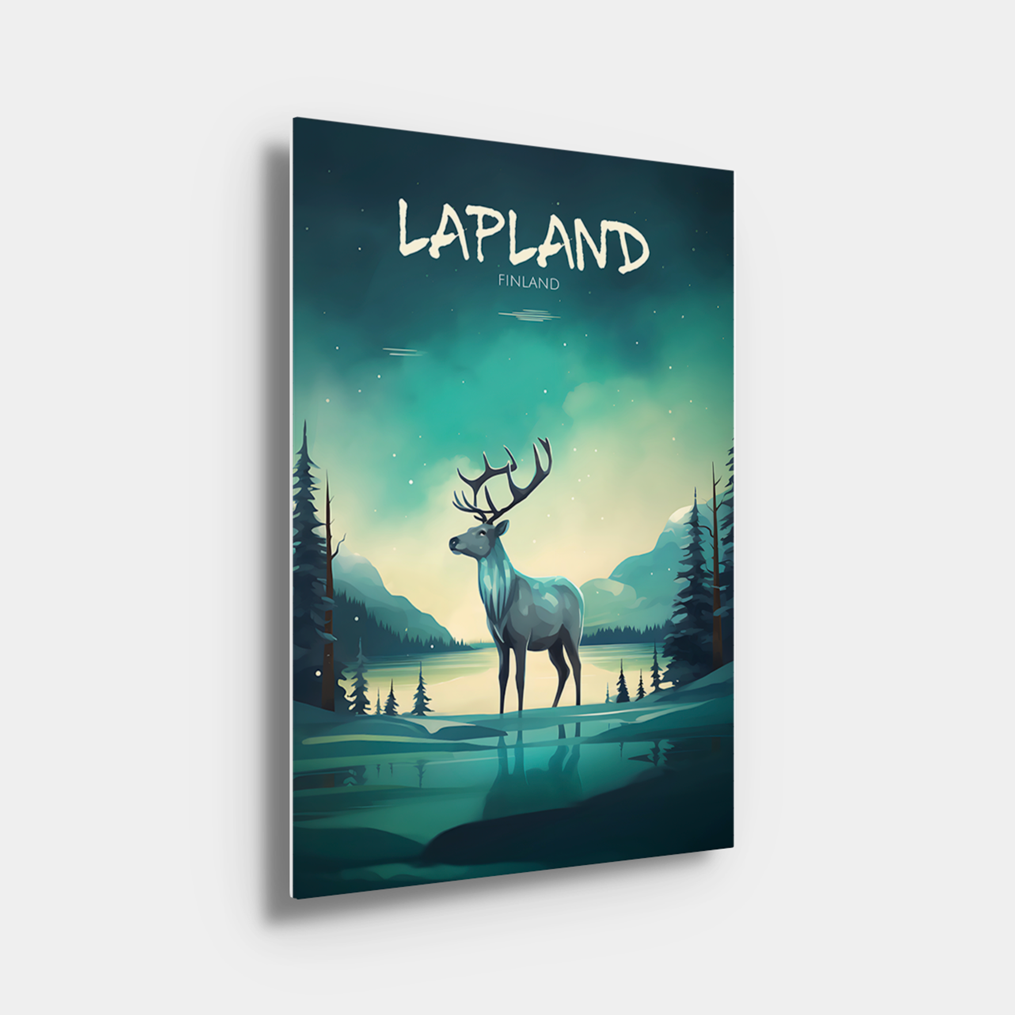 Lapland Travel Poster