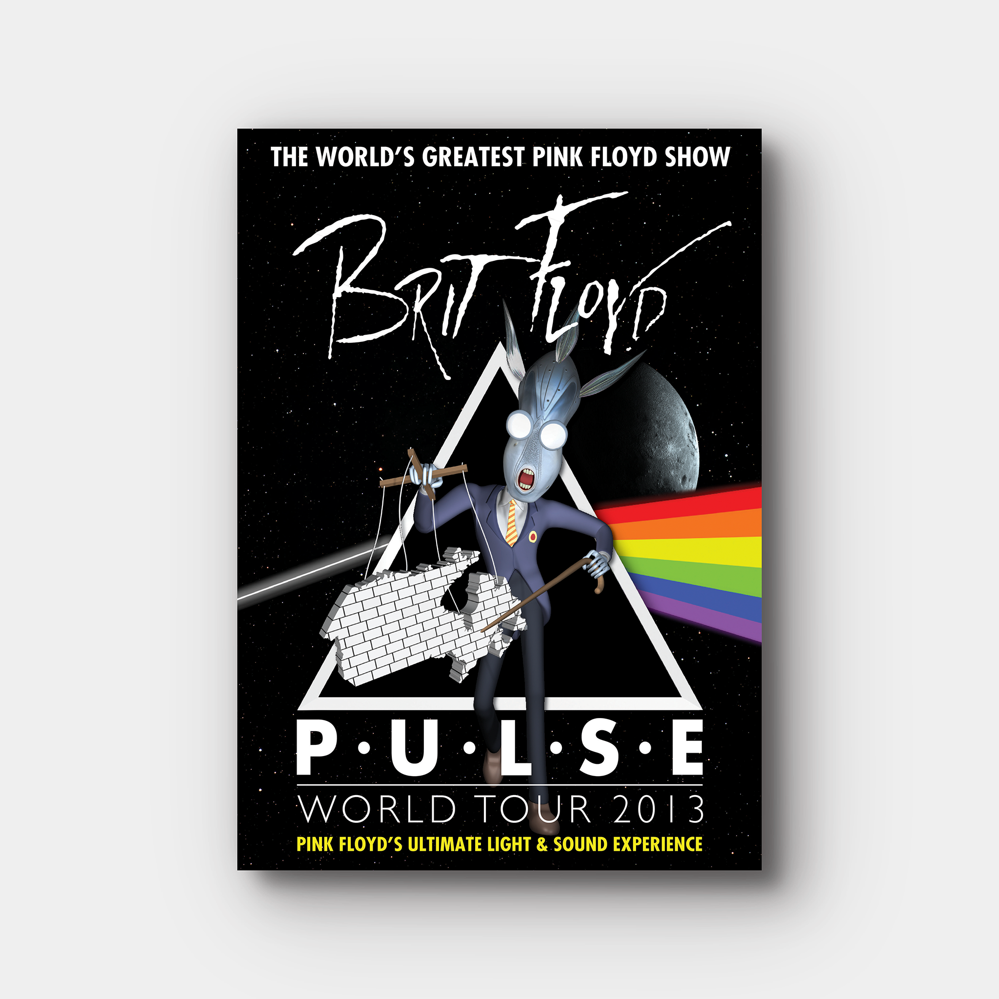 Pink Floyd 2013 Pulse World Tour Poster