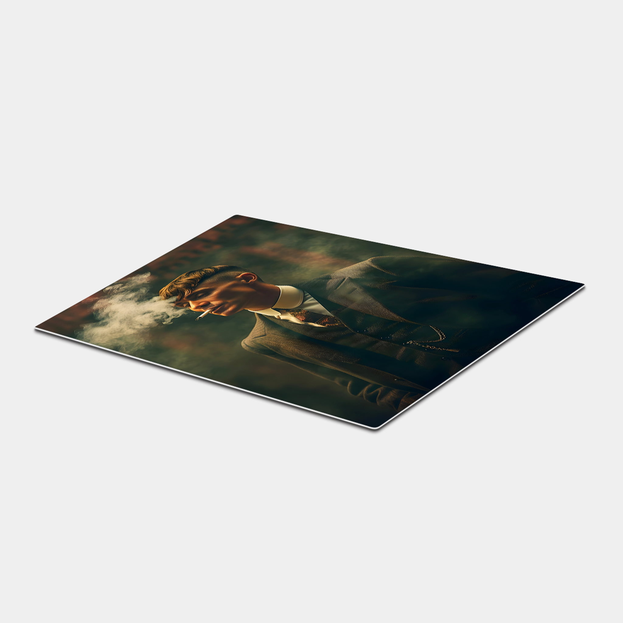 Thomas Shelby Smoking Portrait