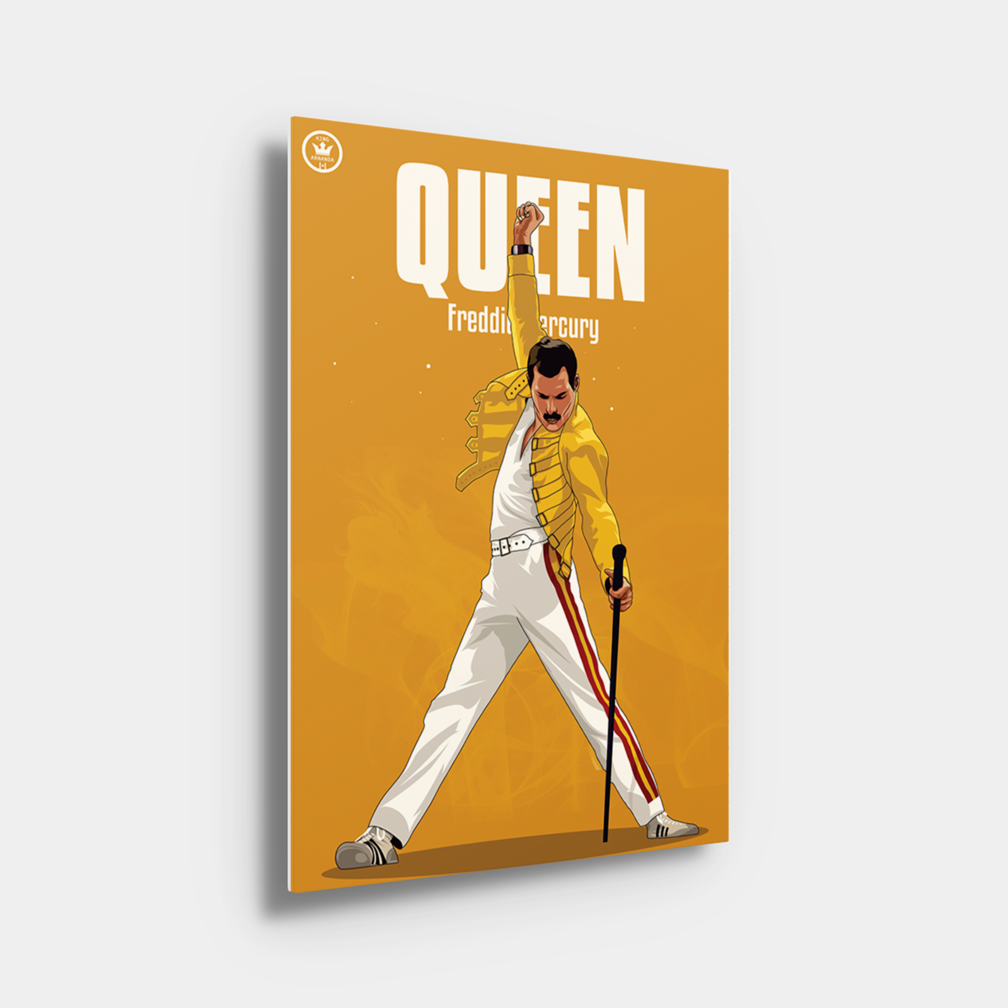 Queen Freddie Mercury Cartoon Art