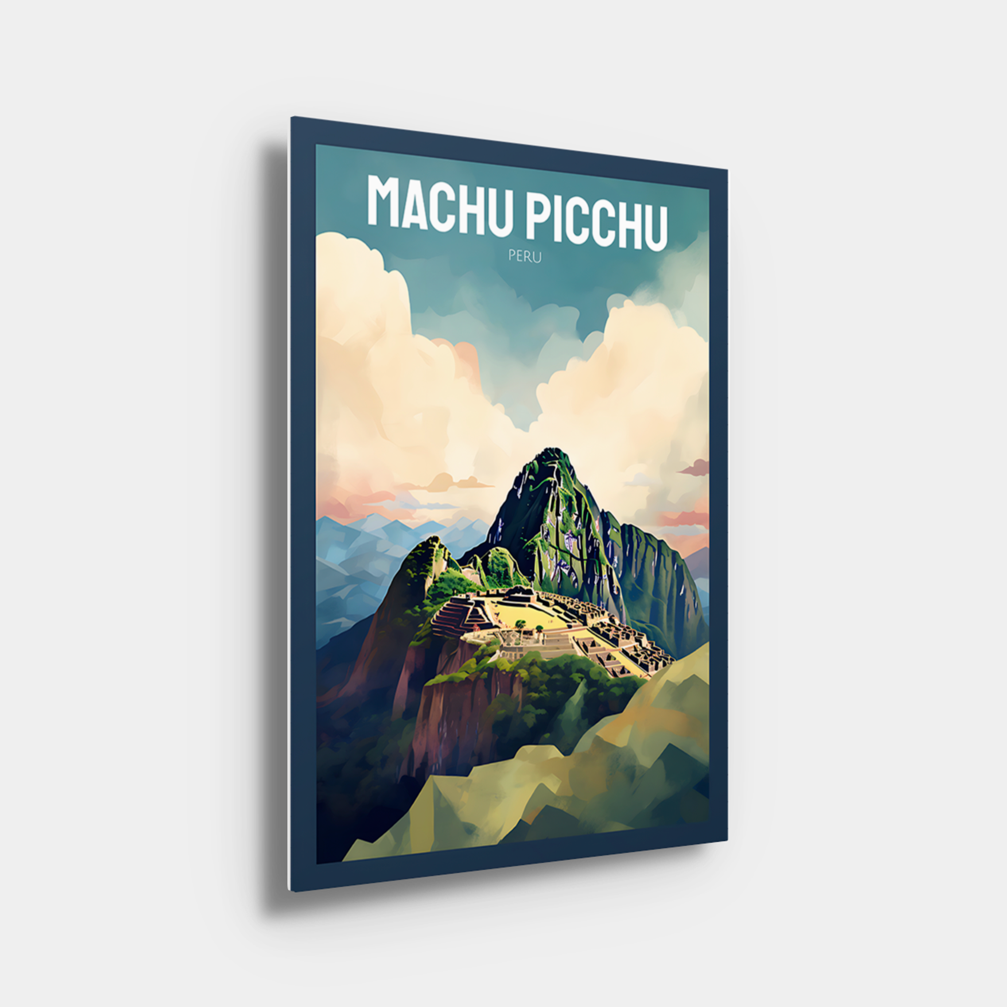 Machu Picchu Travel Poster