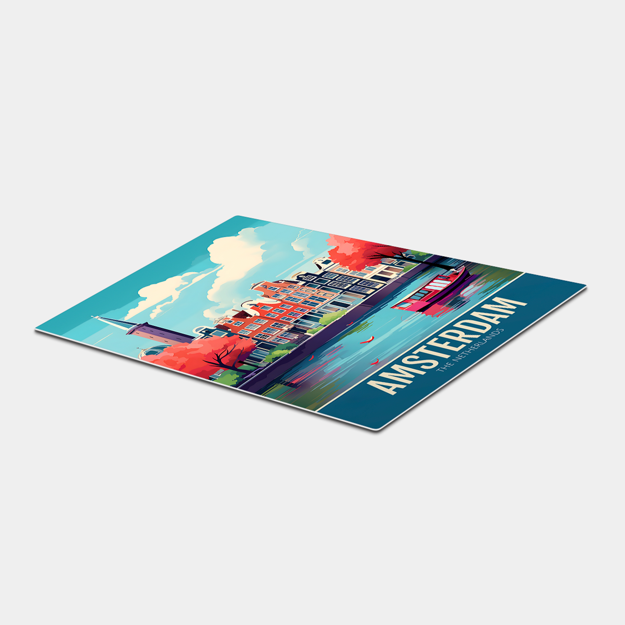 Amsterdam Travel Poster