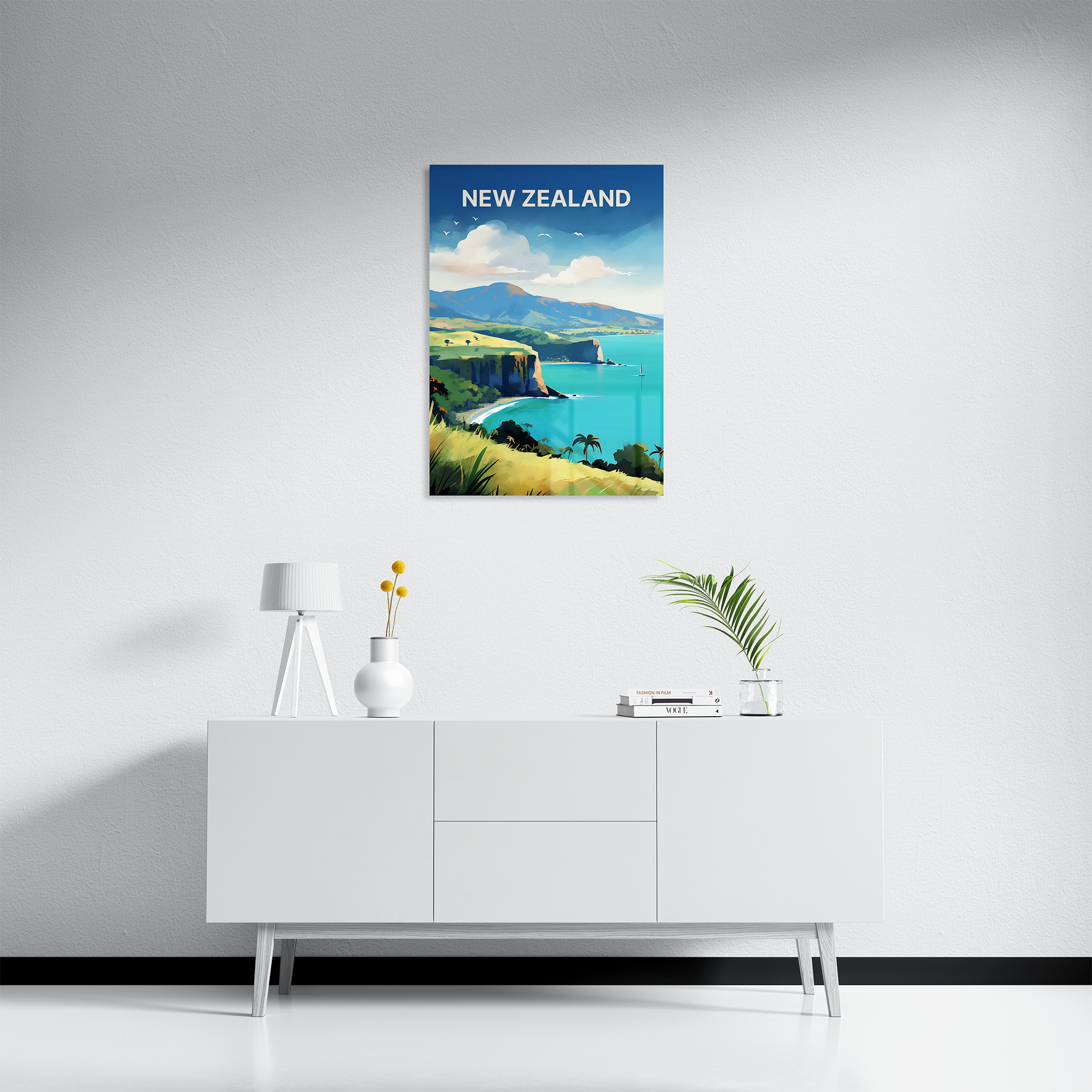 New Zealand Travel Poster