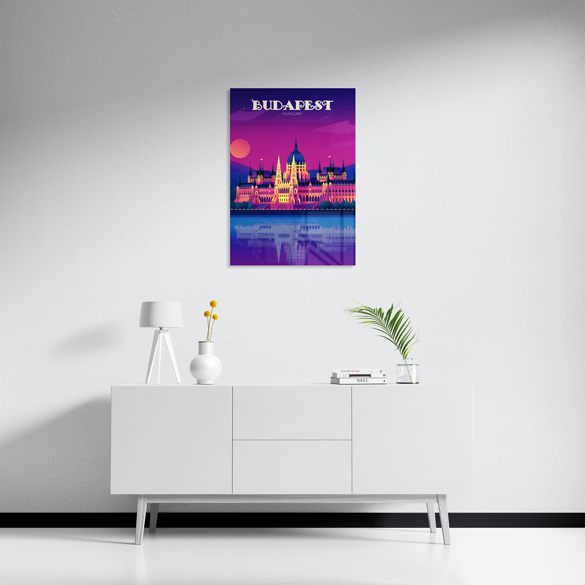 Budapest Travel Poster