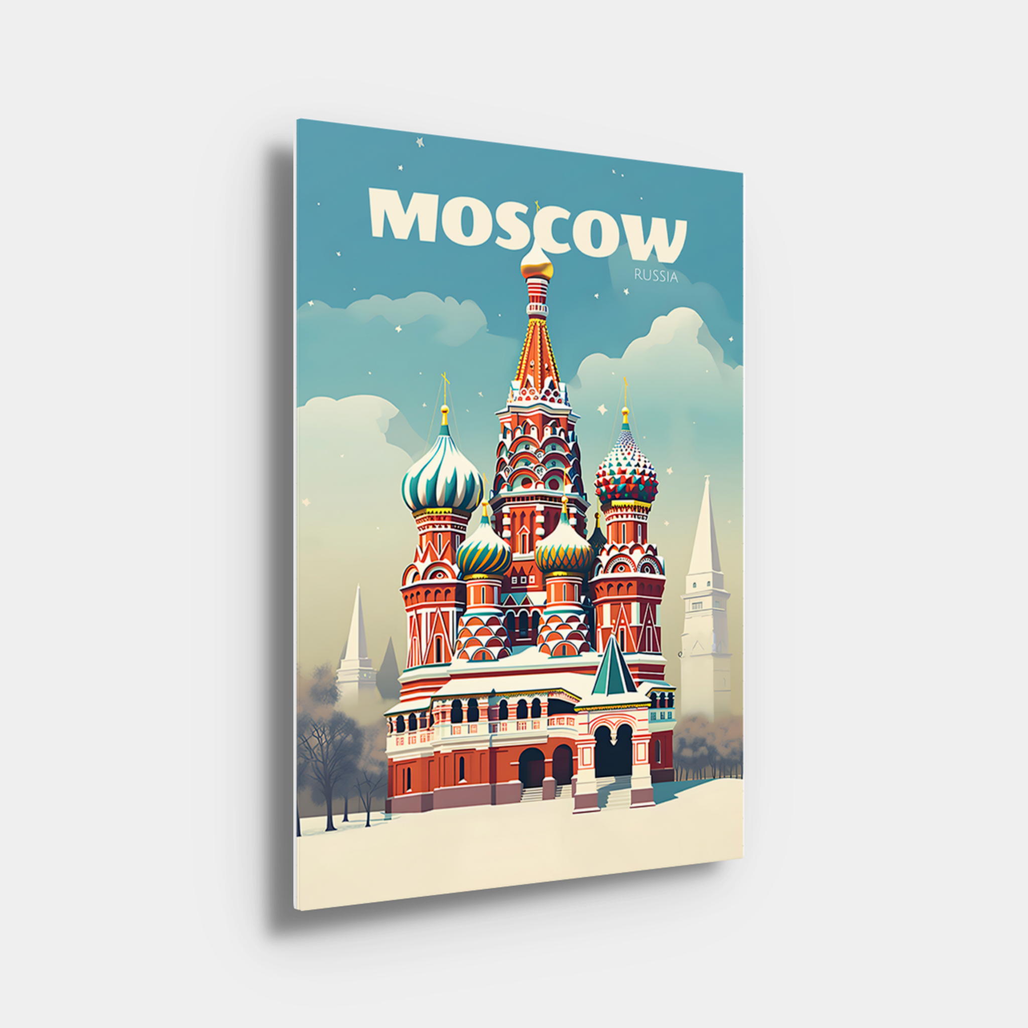 Moscow Travel Poster