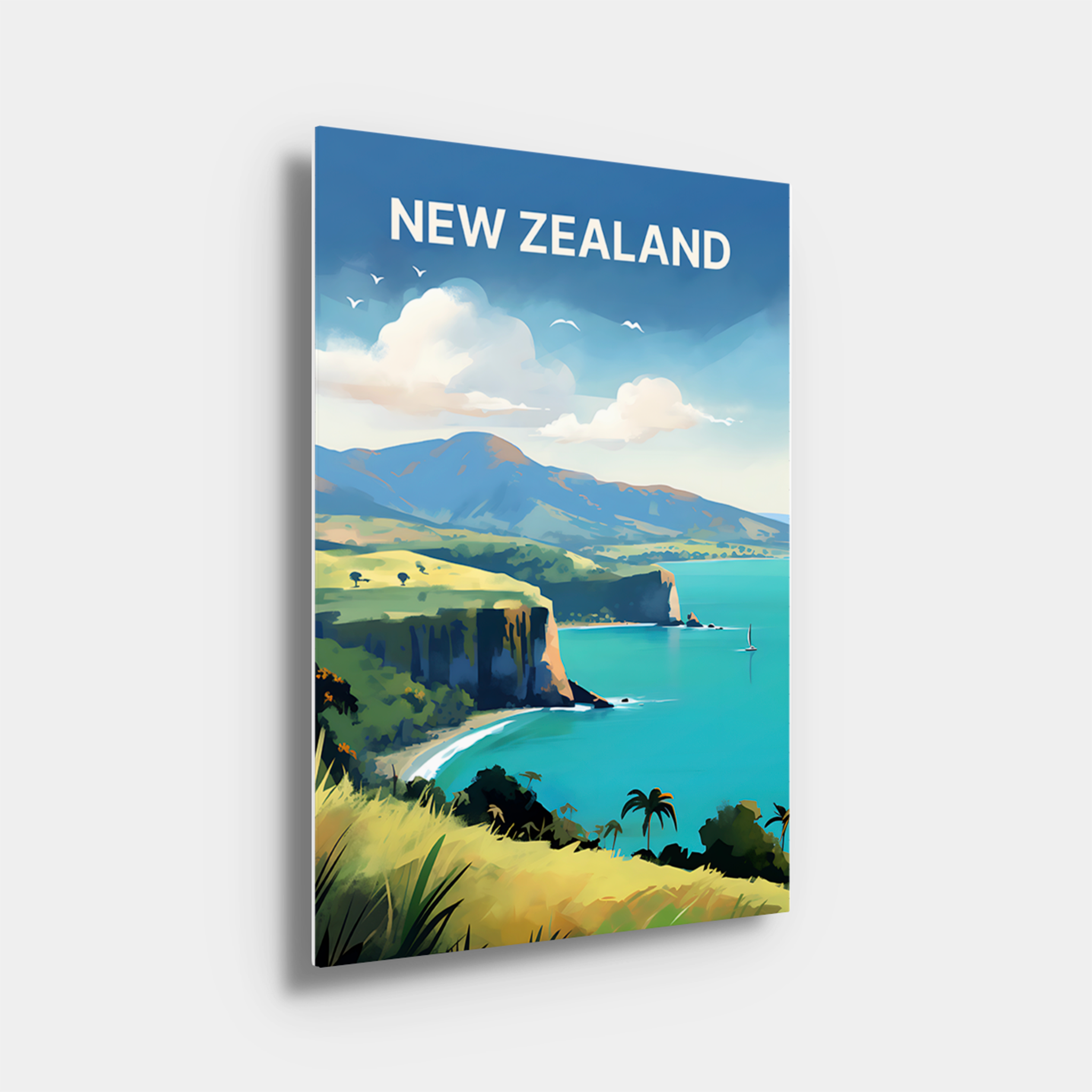 New Zealand Travel Poster