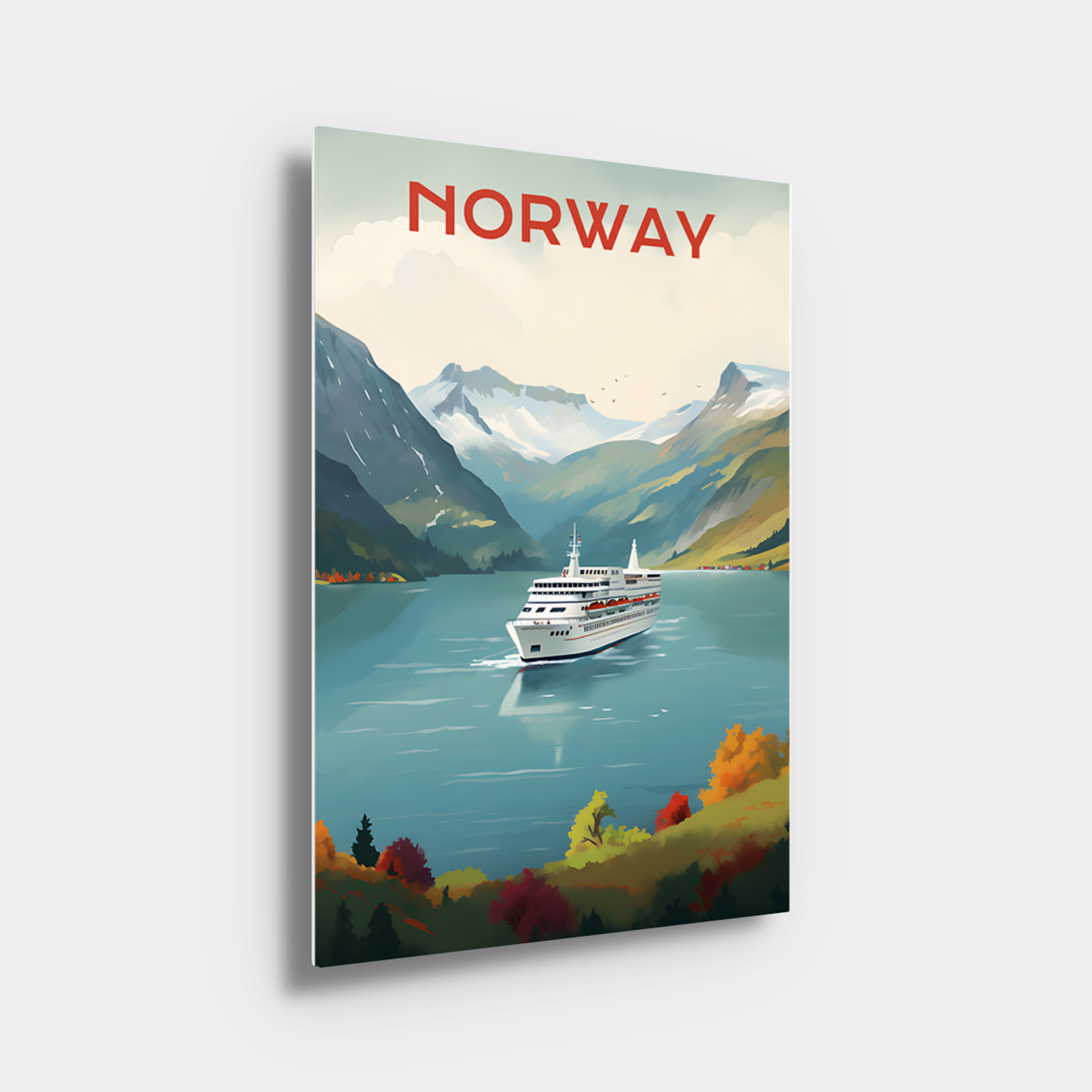 Norway Travel Poster