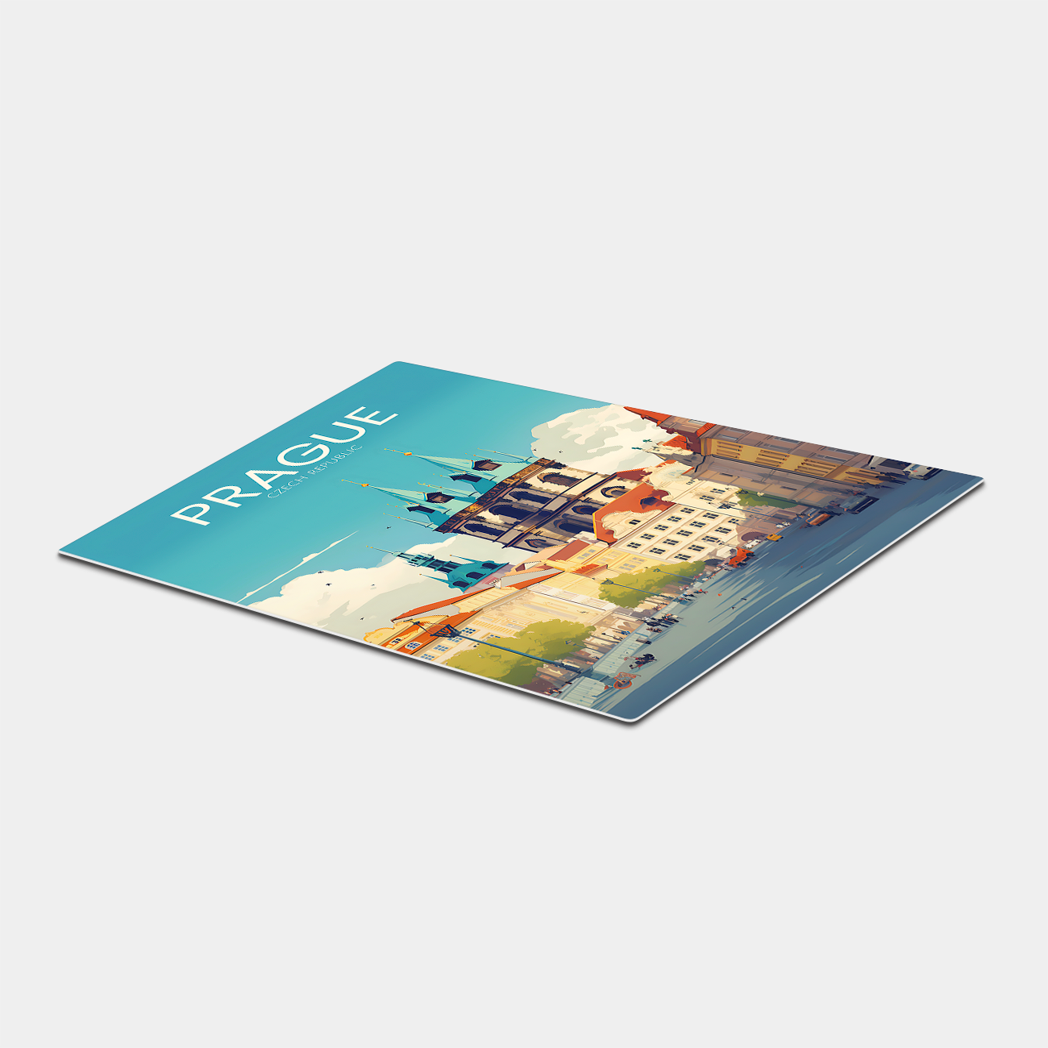 Prague Travel Poster