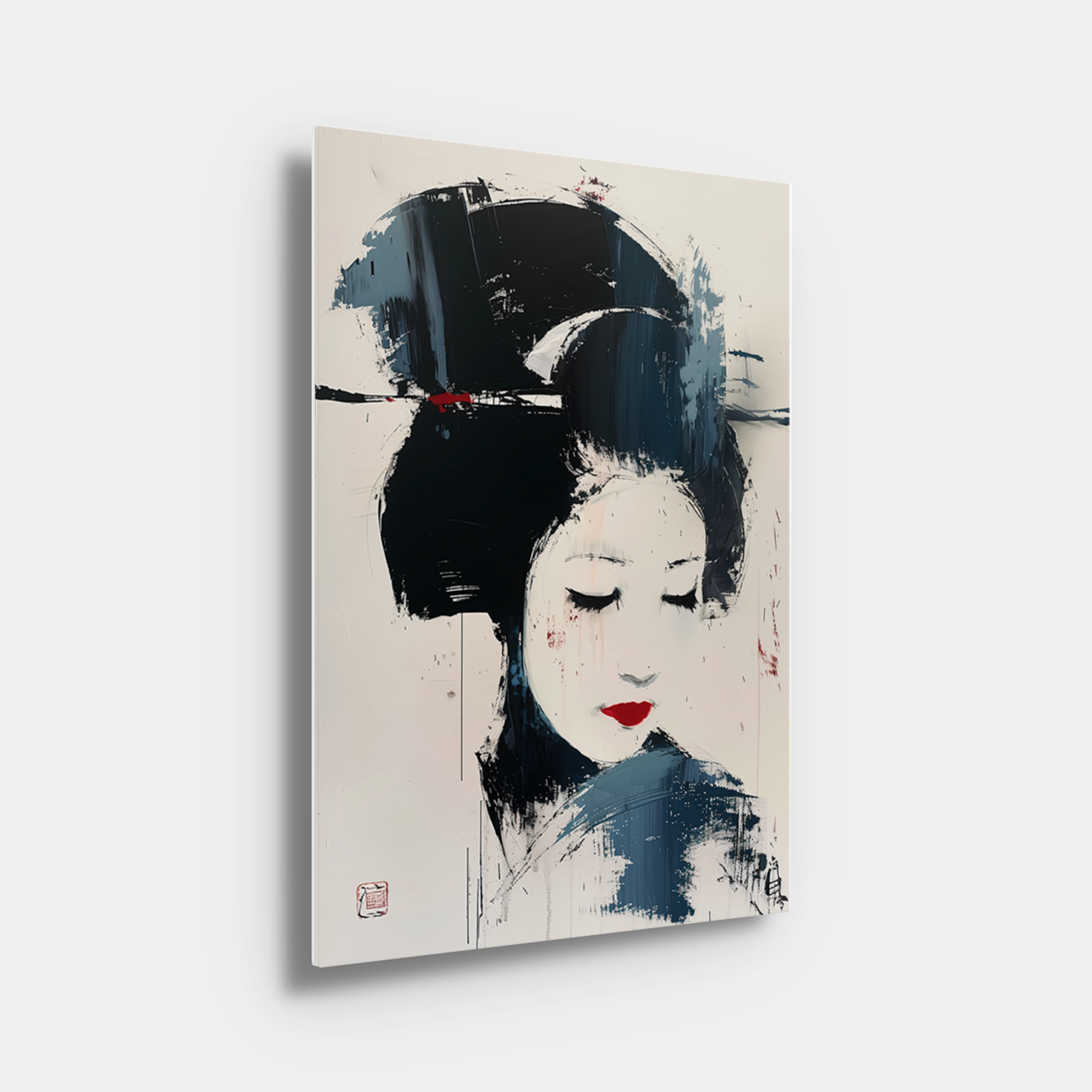 Japanese Woman Traditional Painting