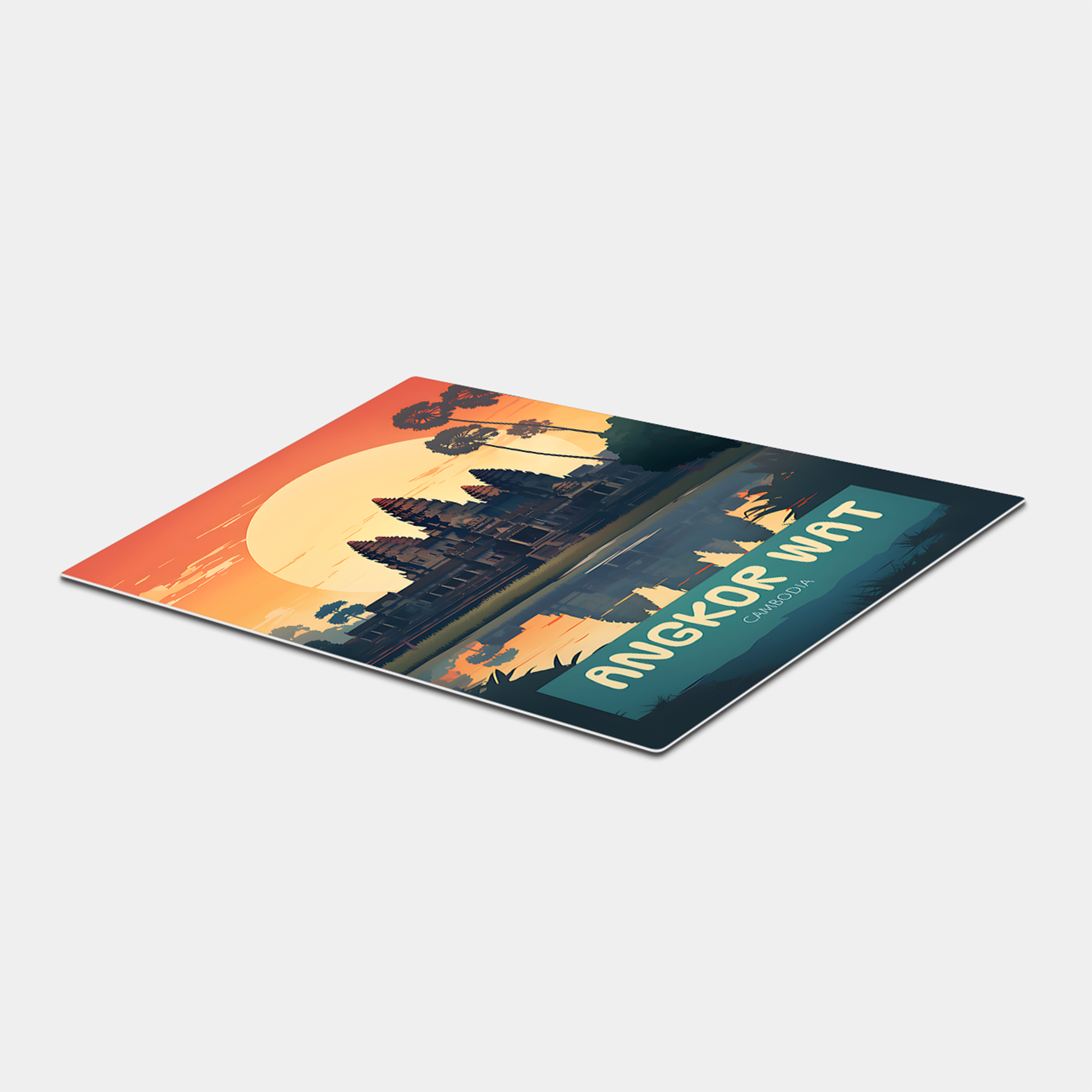 Angkor Wat Travel Poster