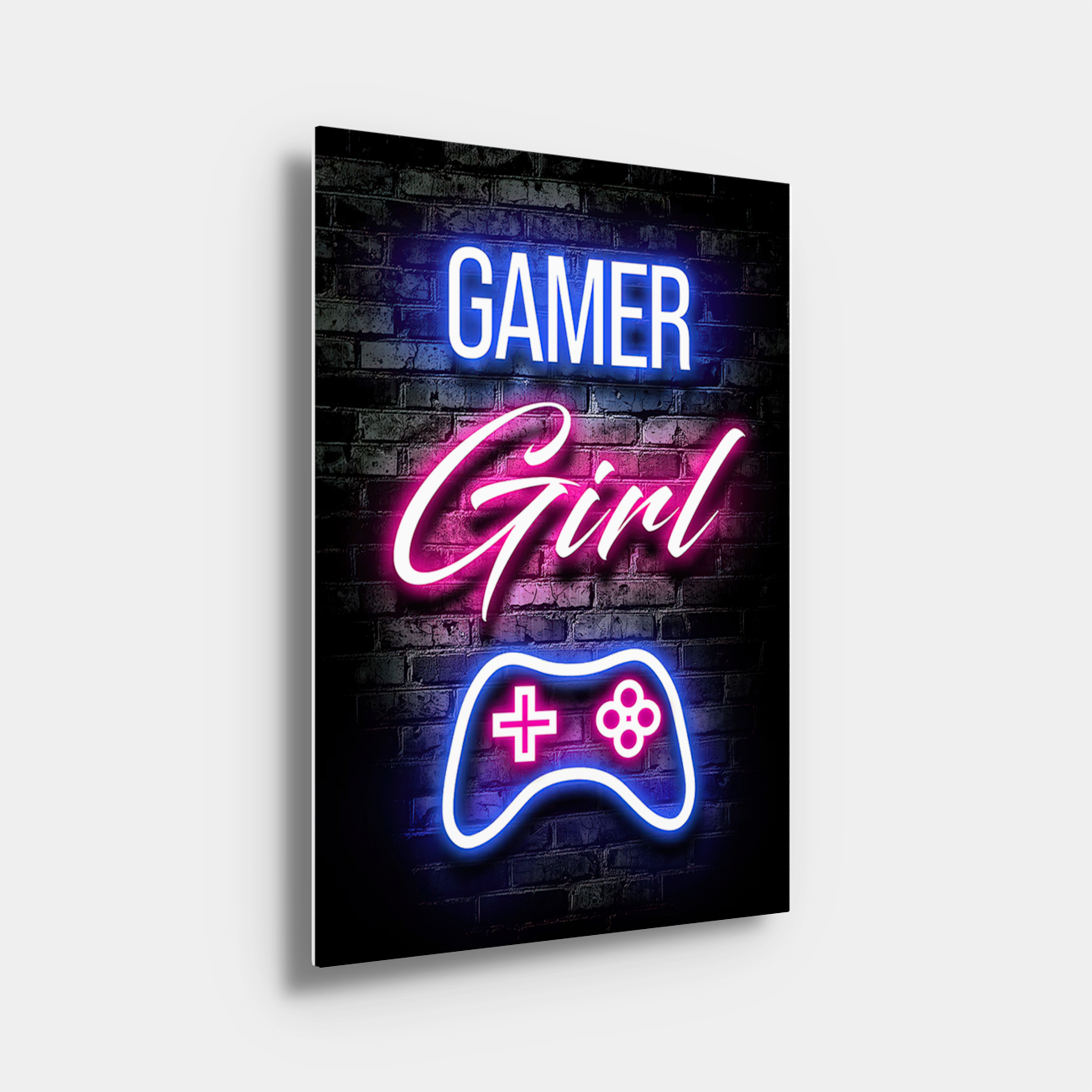 Gamer Girl Neon Lights