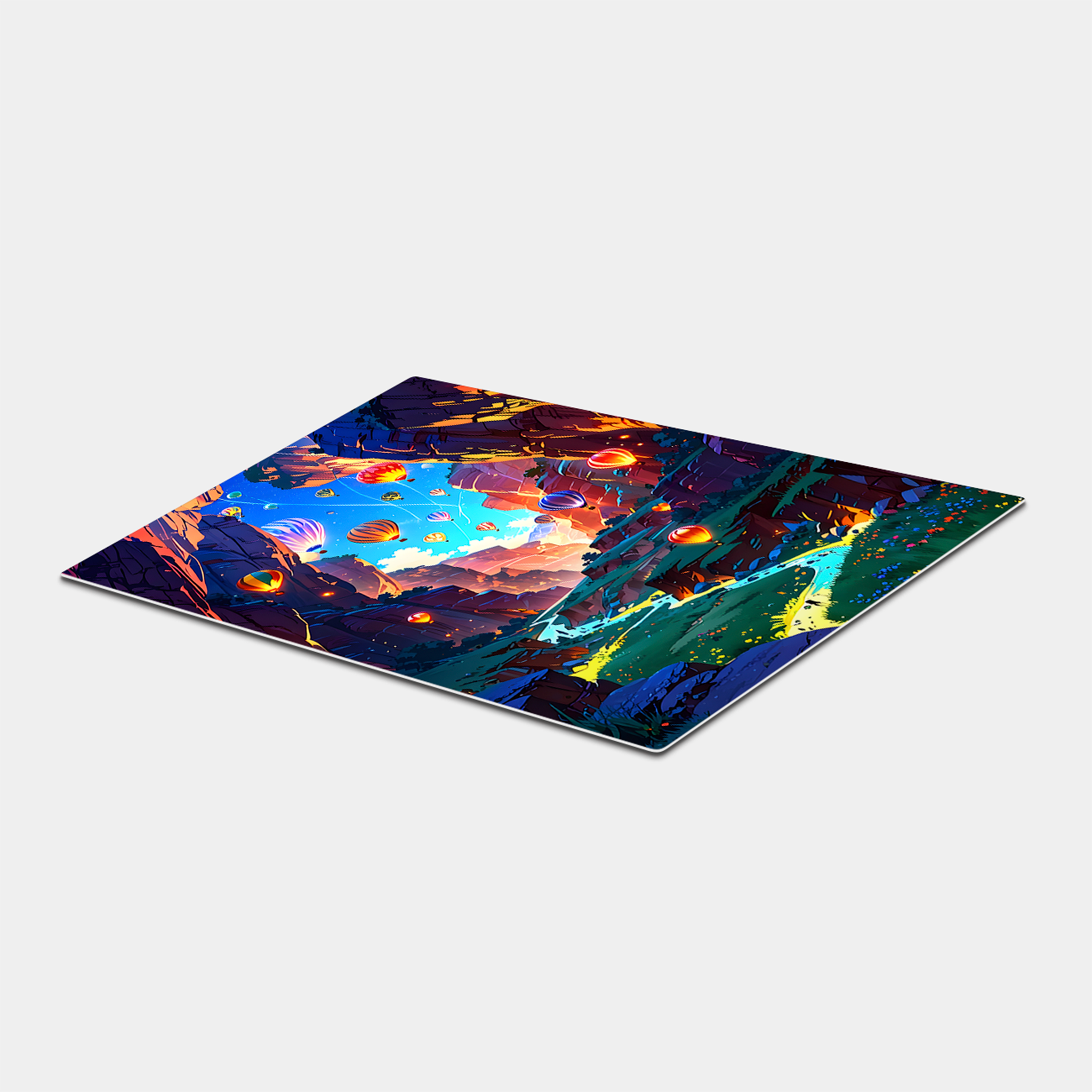 Hot Air Balloons In The Canyon