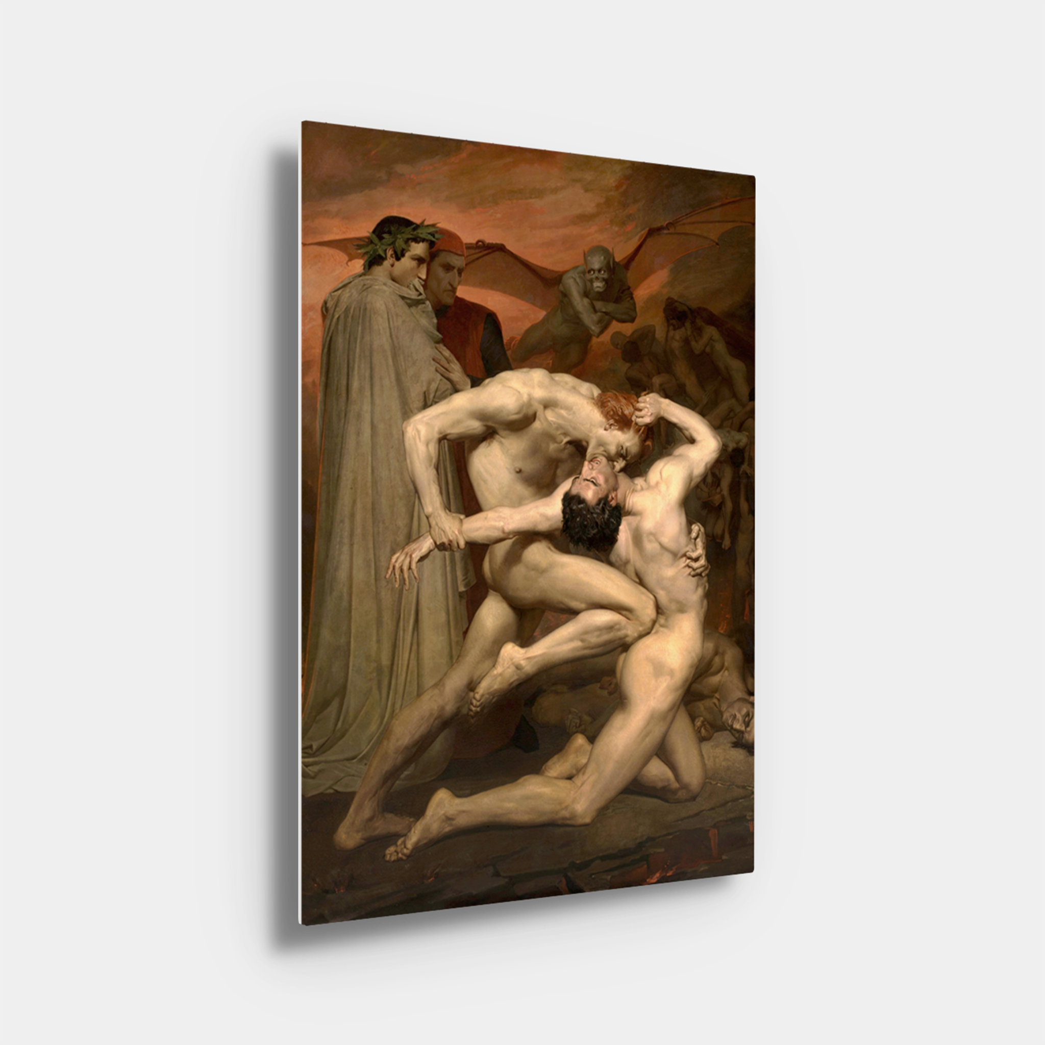 Dante And Virgil In Hell by William-Adolphe Bouguereau