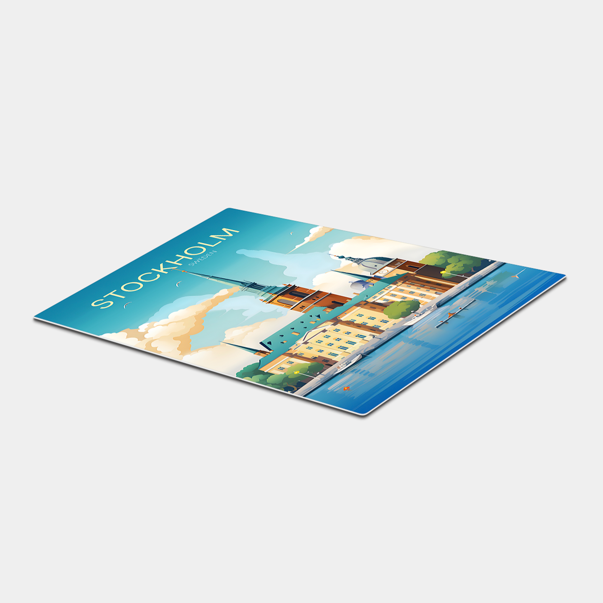 Stockholm Travel Poster