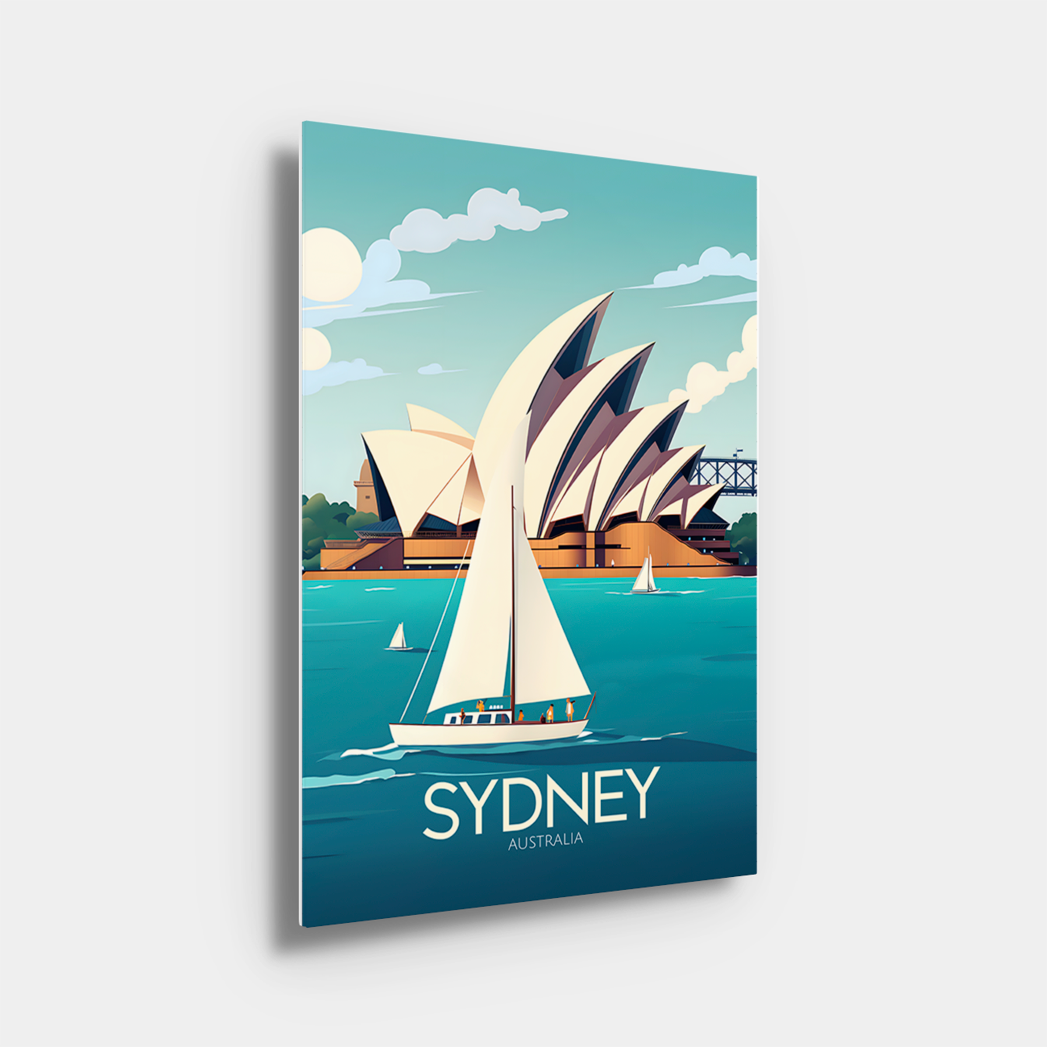 Sydney Alps Travel Poster