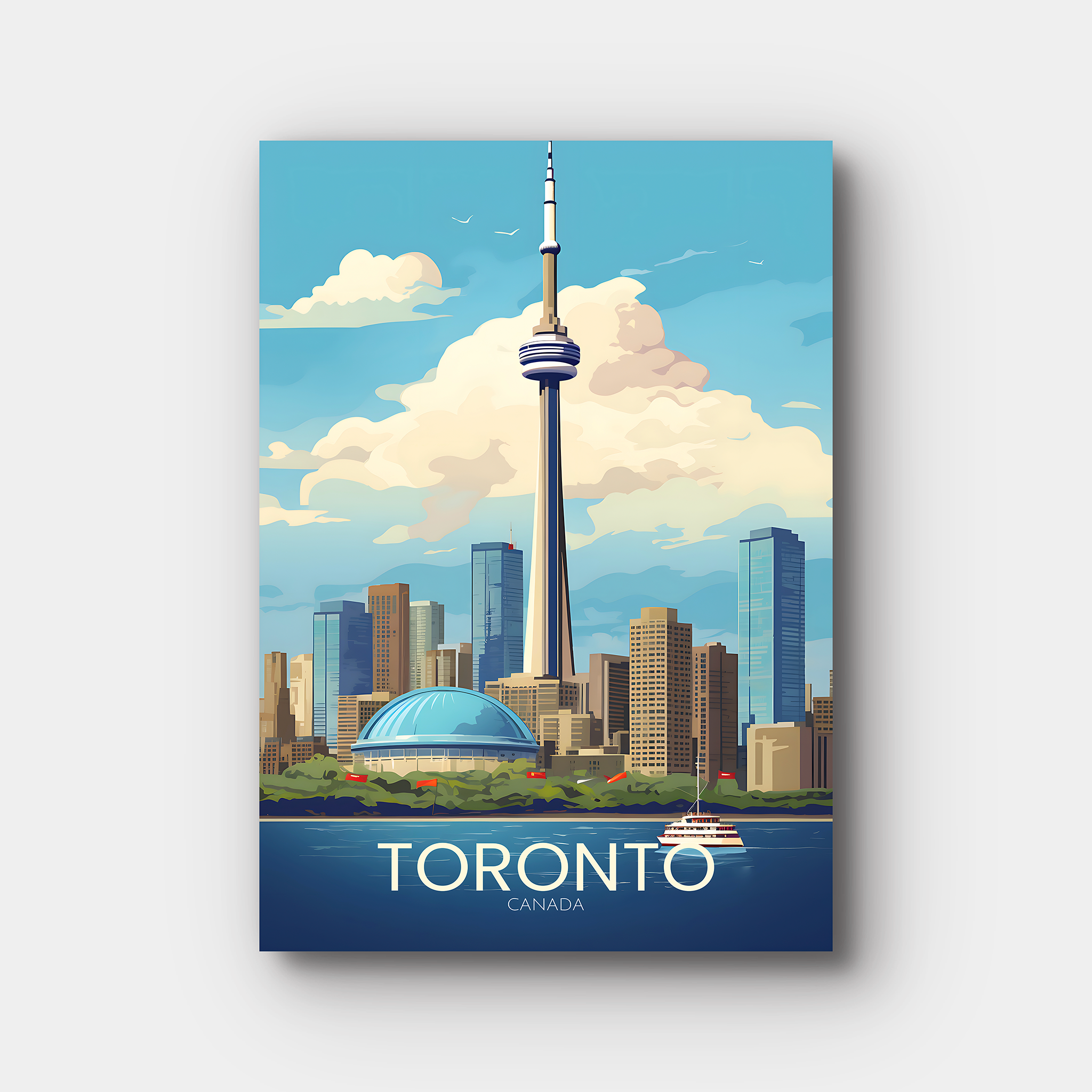Toronto Travel Poster