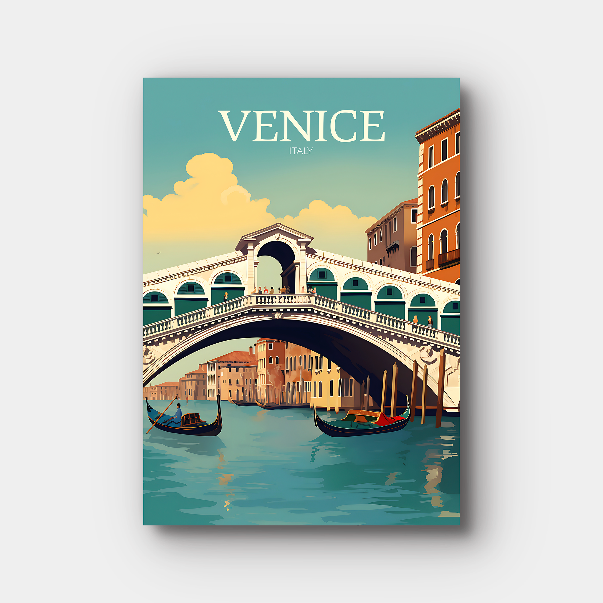 Venice Travel Poster