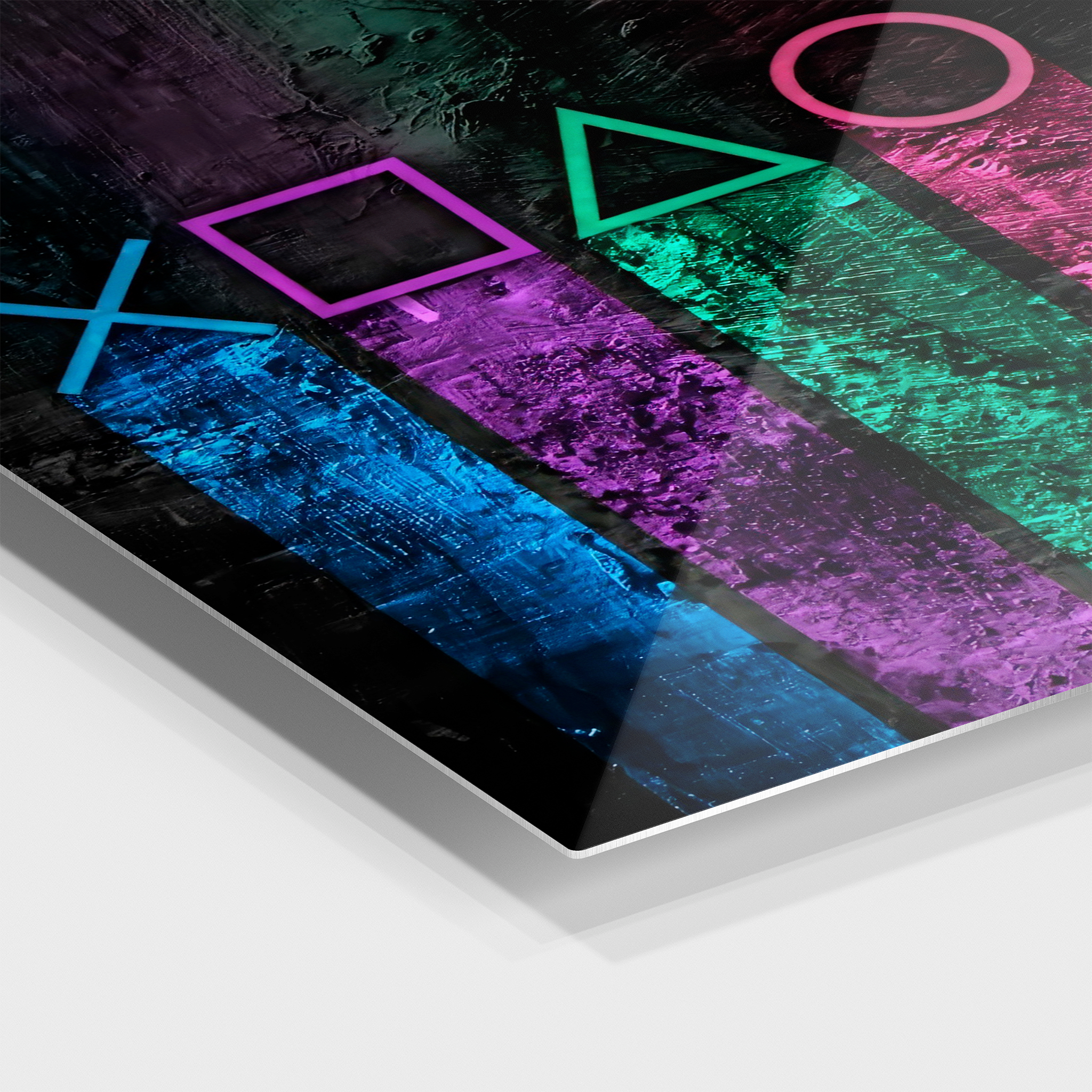 PlayStation Symbols Paint Art