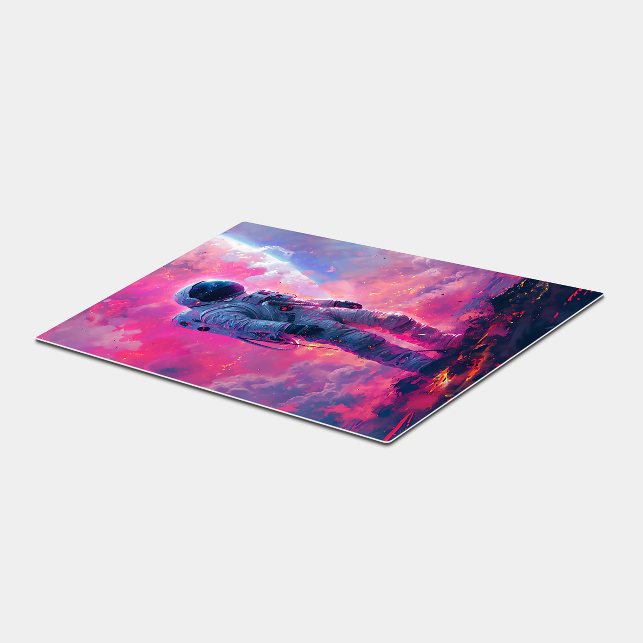 Astronaut On Pink Planet