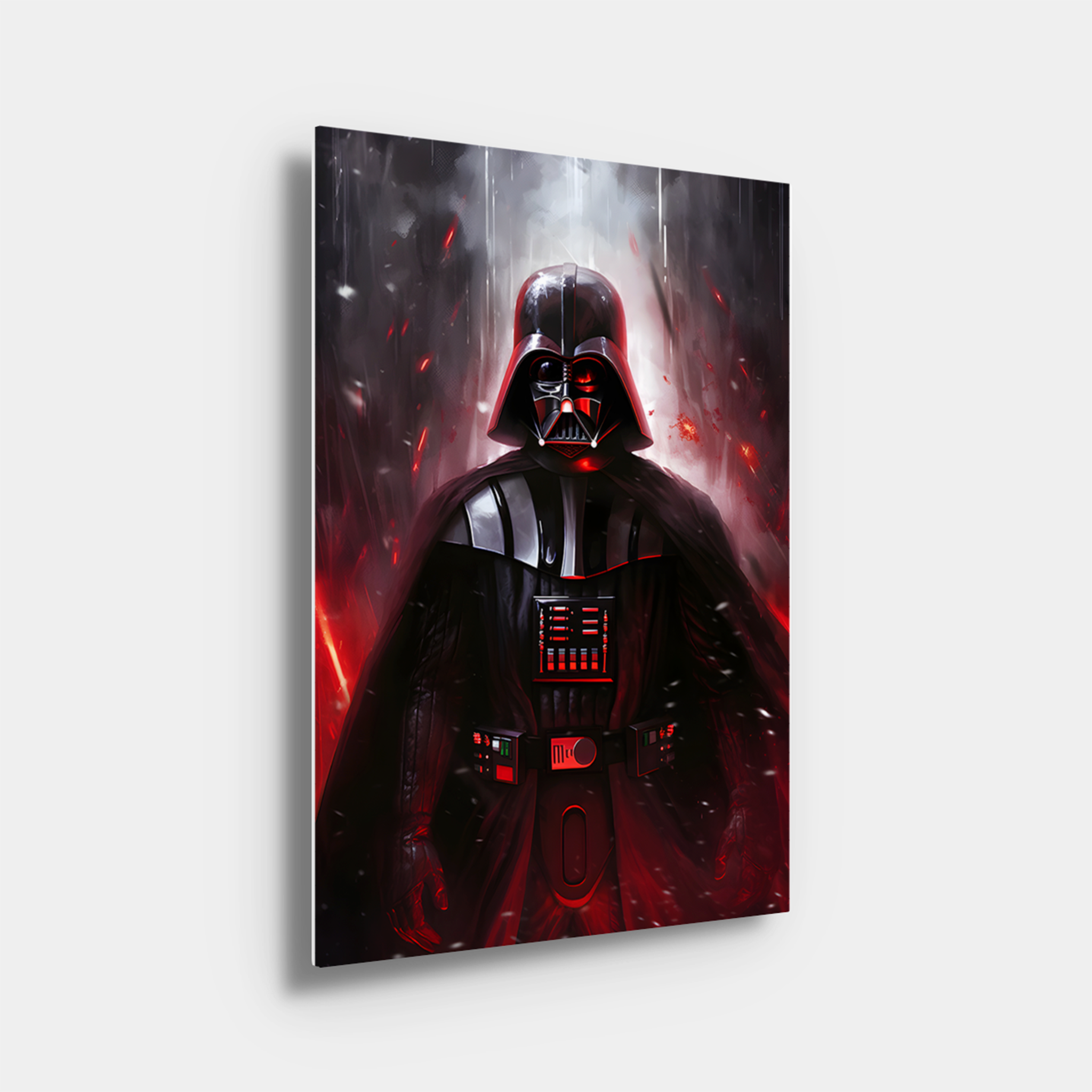 Darth Vader Red Paint Art