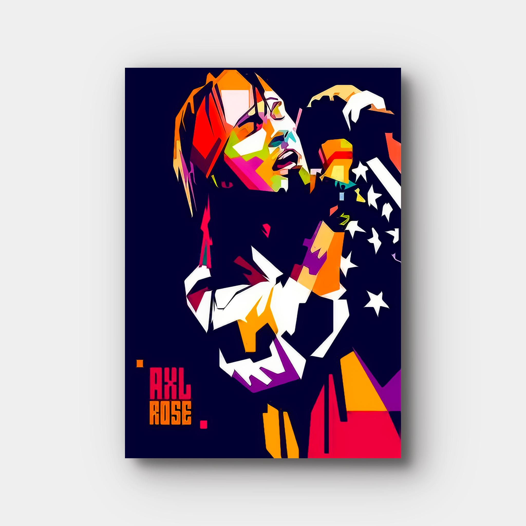 Axl Rose Pixel Art