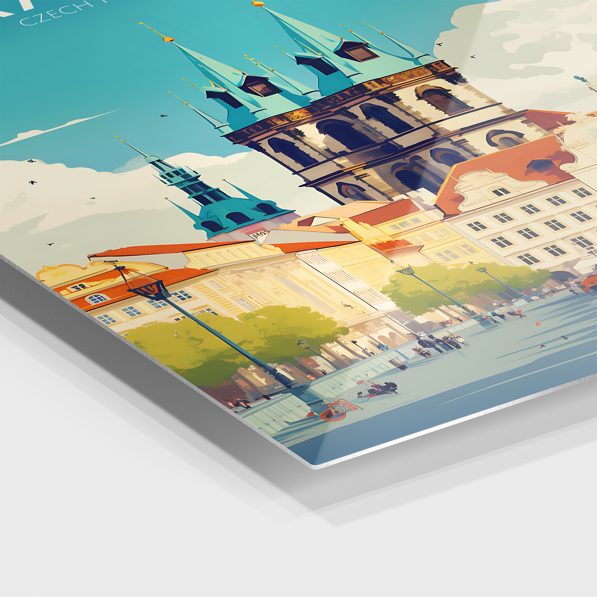 Prague Travel Poster