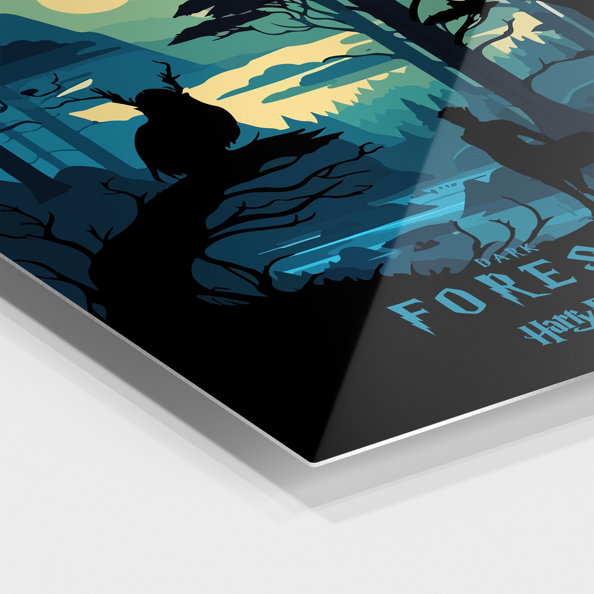 Dark Forest Inspired Minimalistic Art