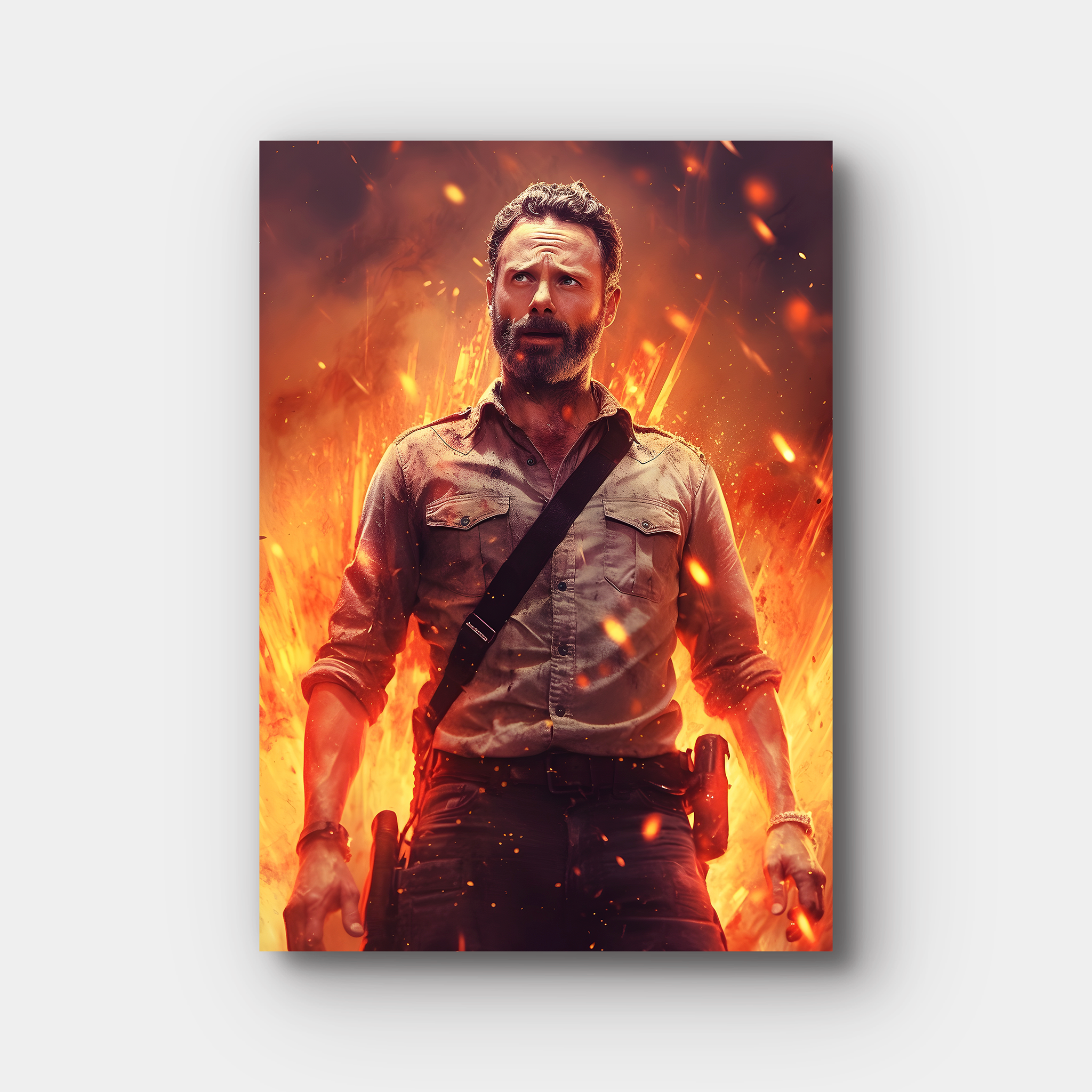 Flaming Rick Grimes