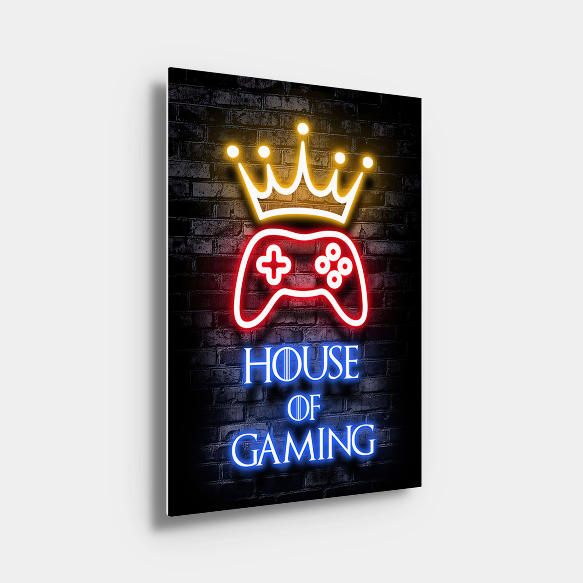House Of Gaming Neon Lights
