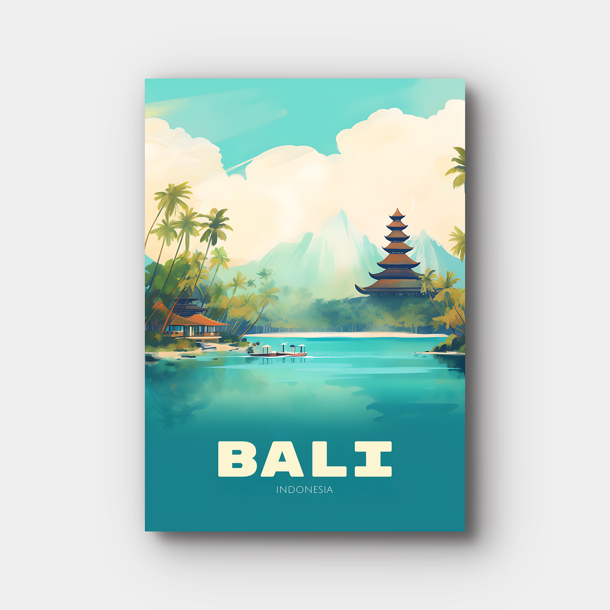 Bali Travel Poster
