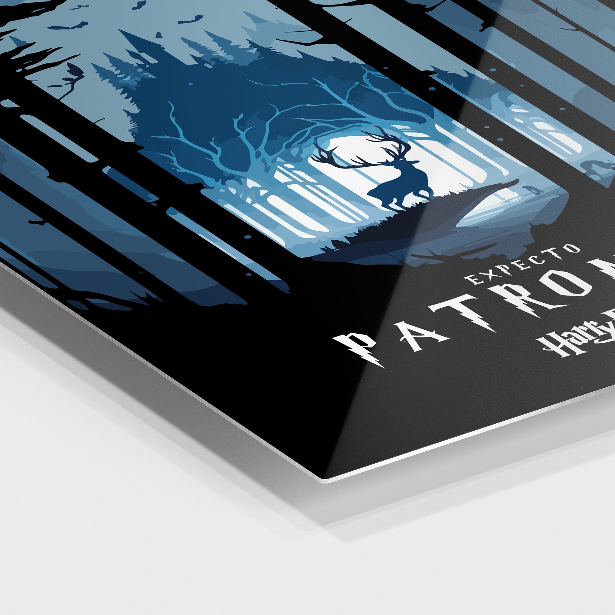 Expecto Patronum Inspired  Minimalistic Art