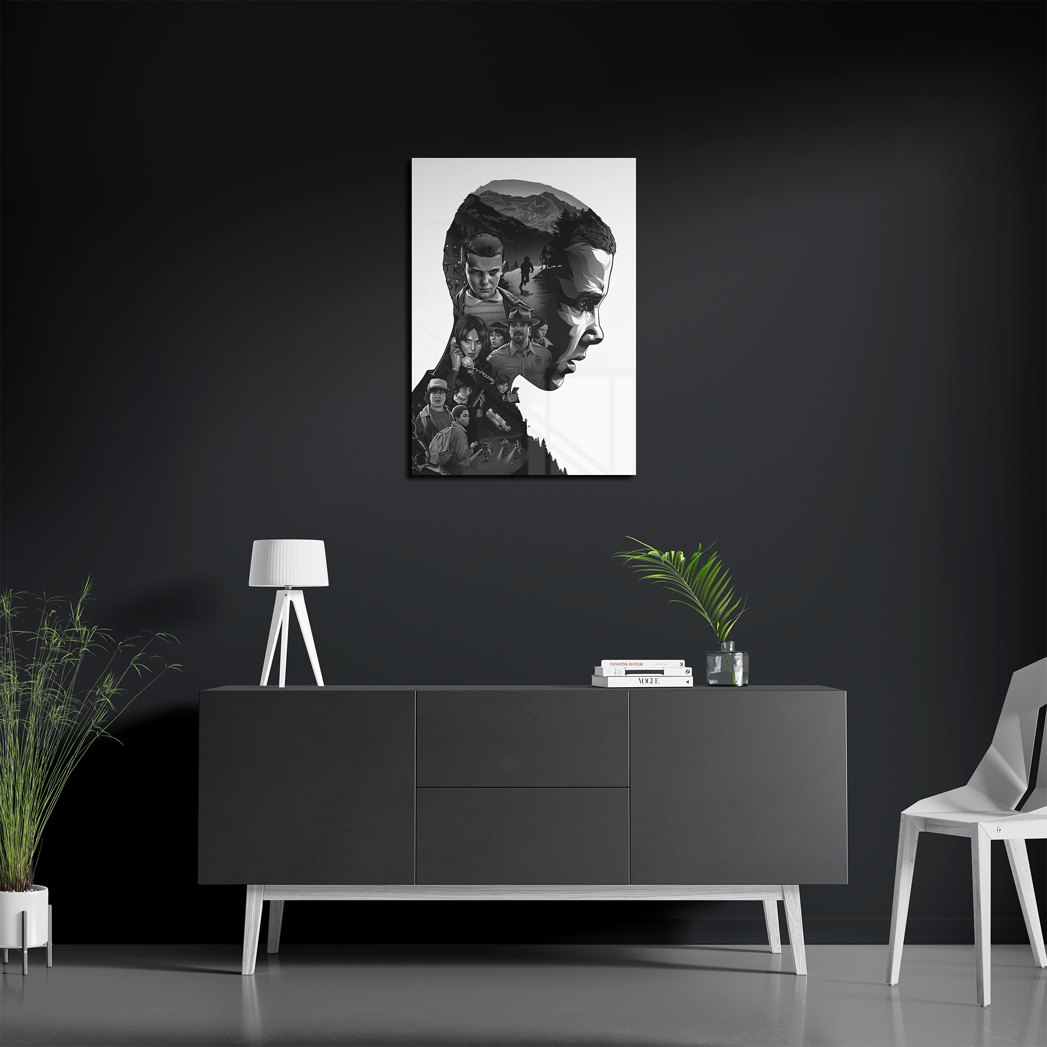 Eleven Stranger Things Cartoon Art