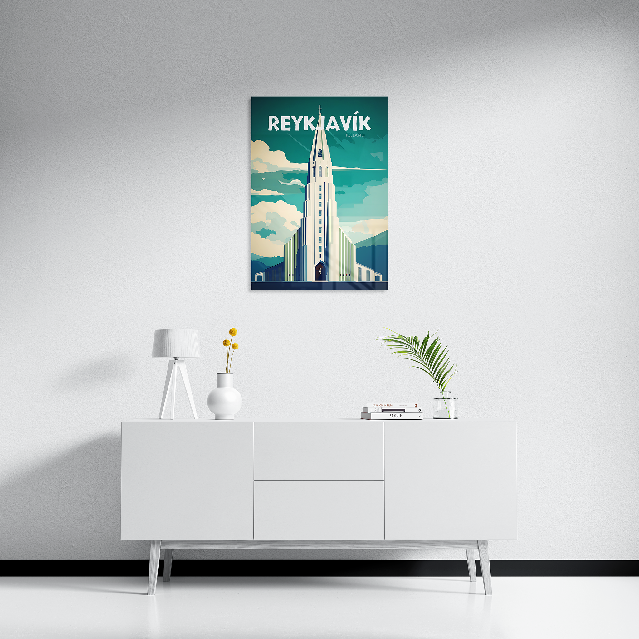 Reykjavík Travel Poster