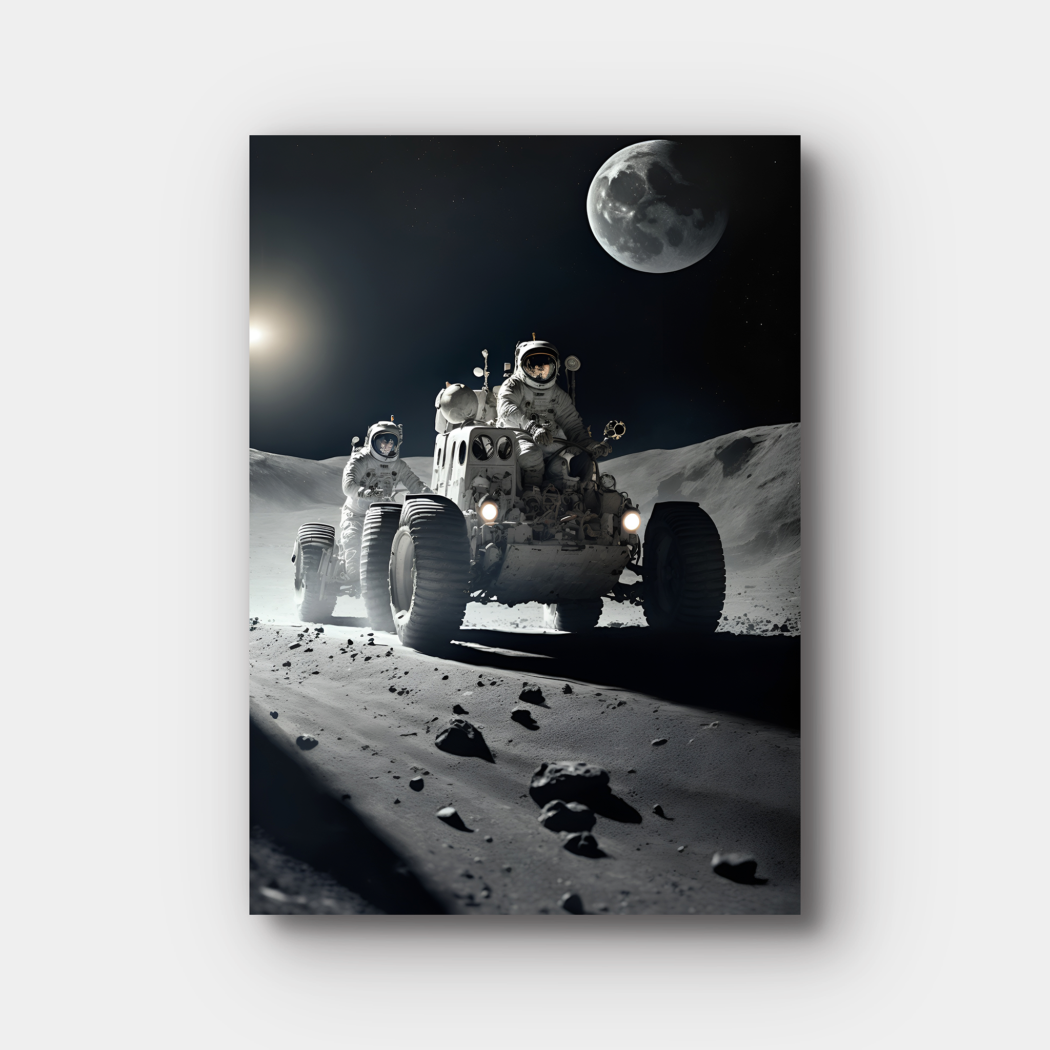 Astronauts In Rovers