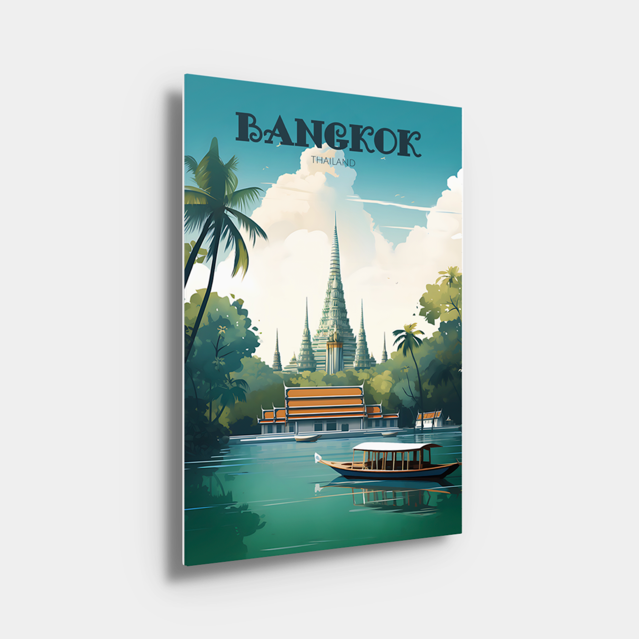 Bangkok Travel Poster
