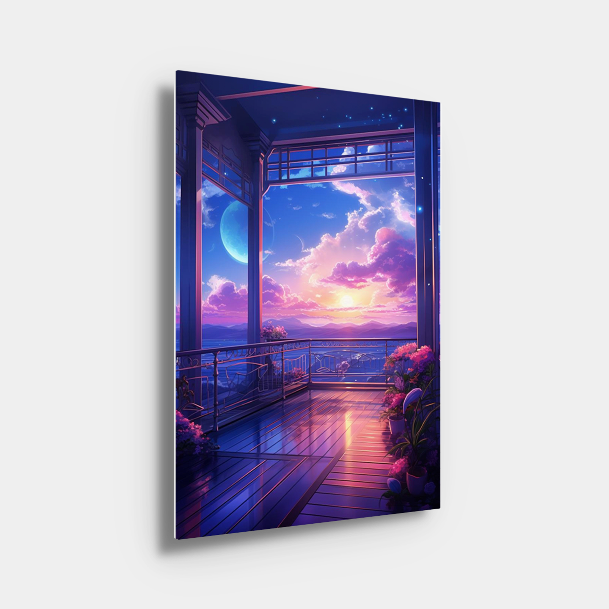 Purple Sunset Balcony