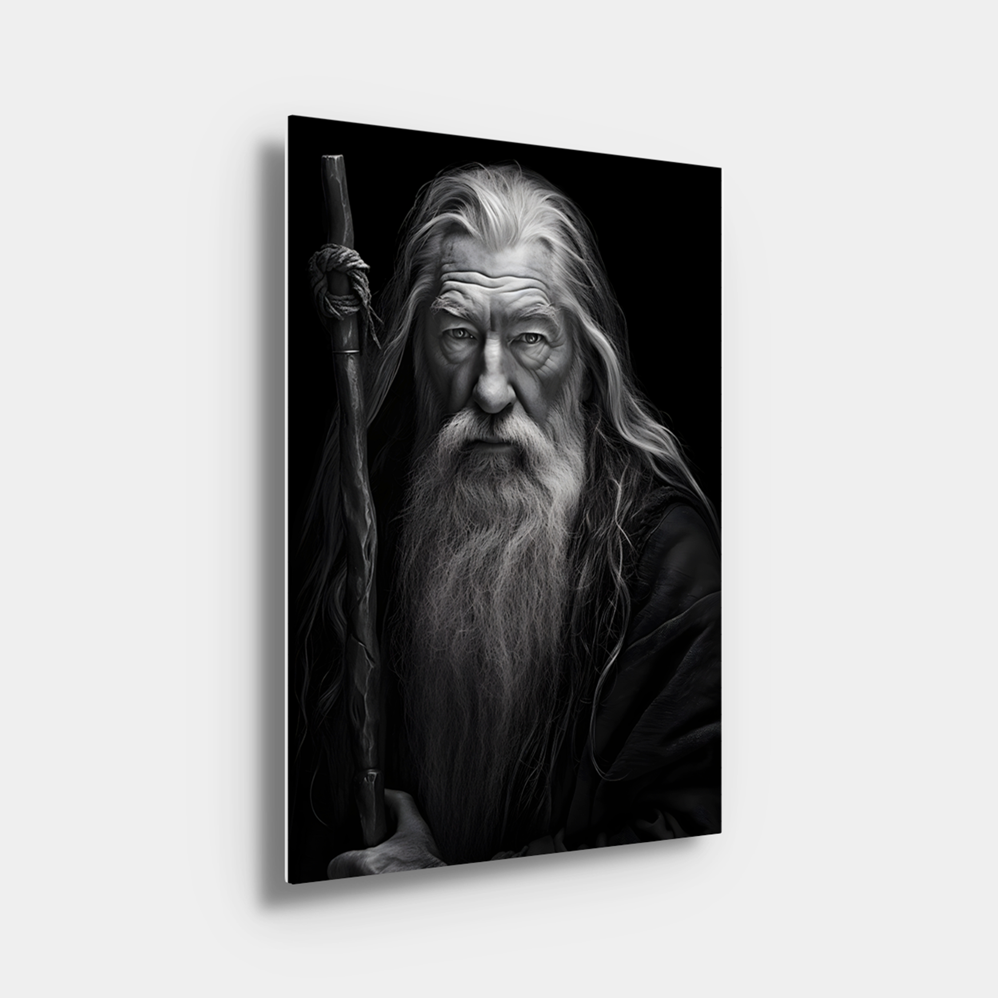 Gandalf Monochromatic Portrait