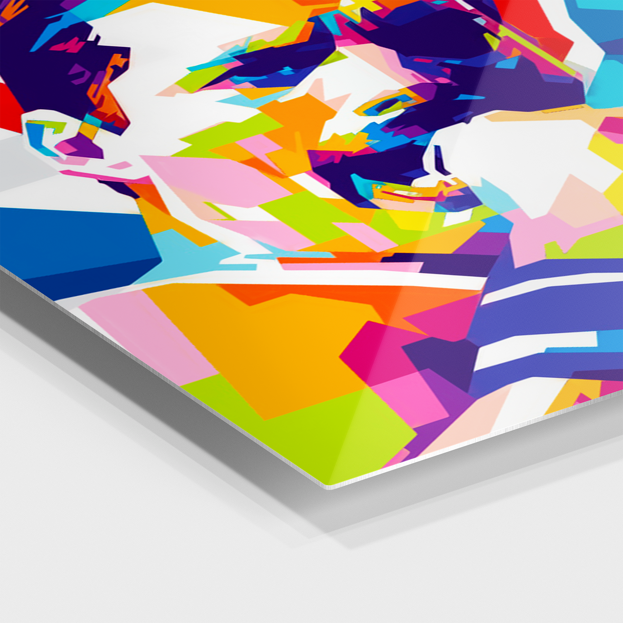 Freddie Mecury Rainbow Pixel Art