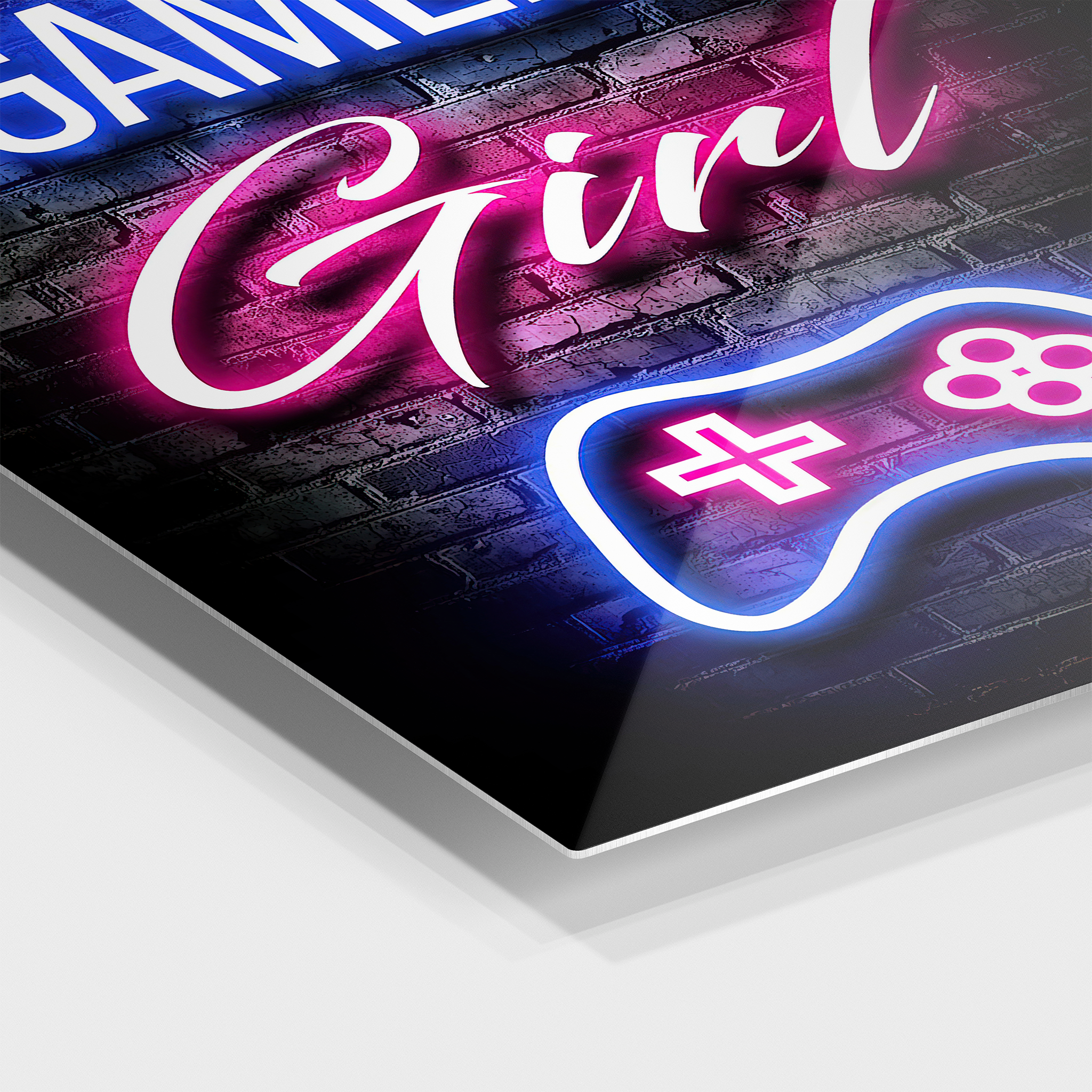 Gamer Girl Neon Lights