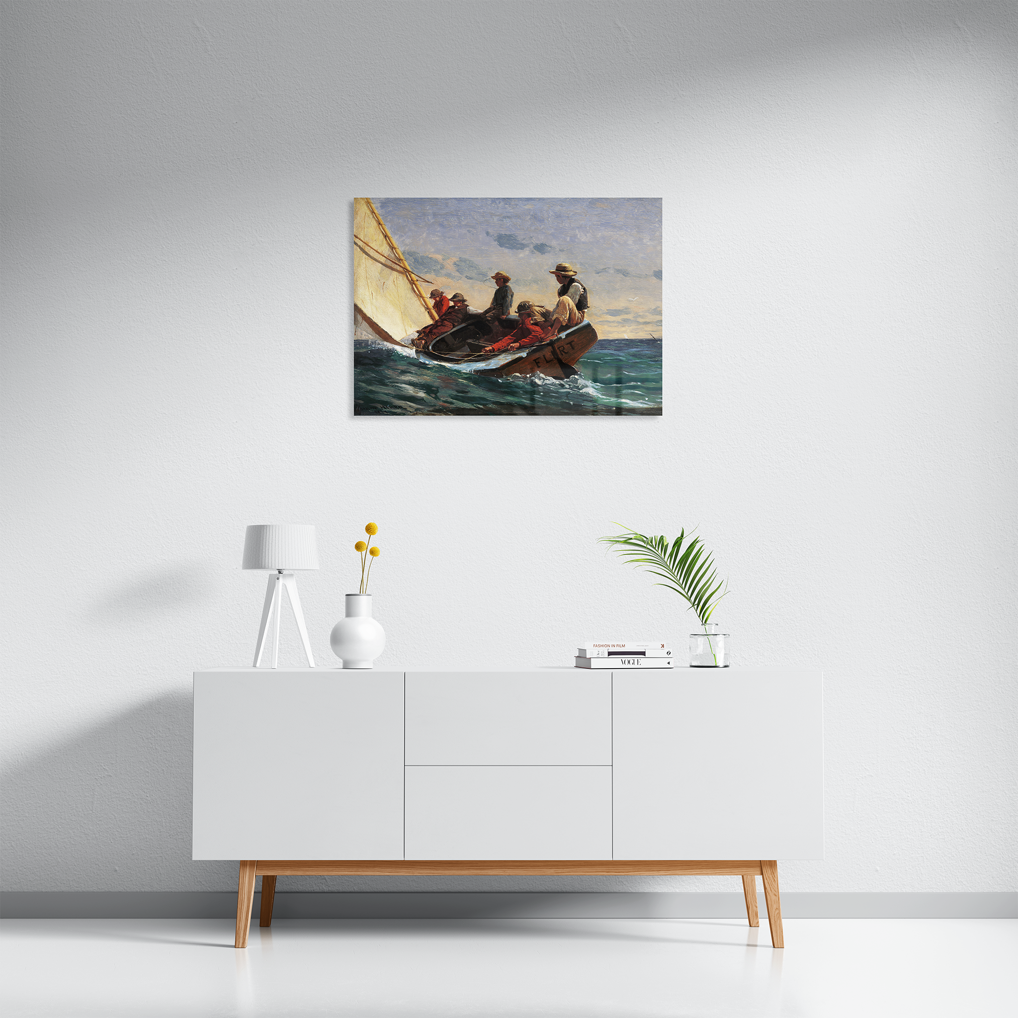 Breezing Up also known as A Fair Wind by Winslow Homer