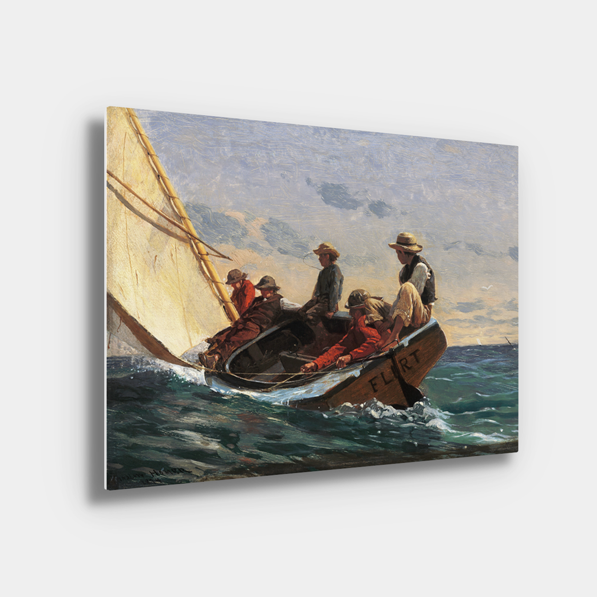 Breezing Up also known as A Fair Wind by Winslow Homer