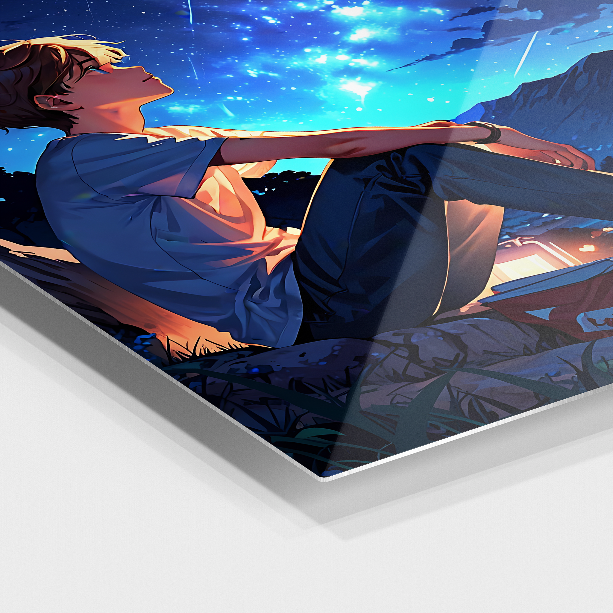Stargazing Anime Boy