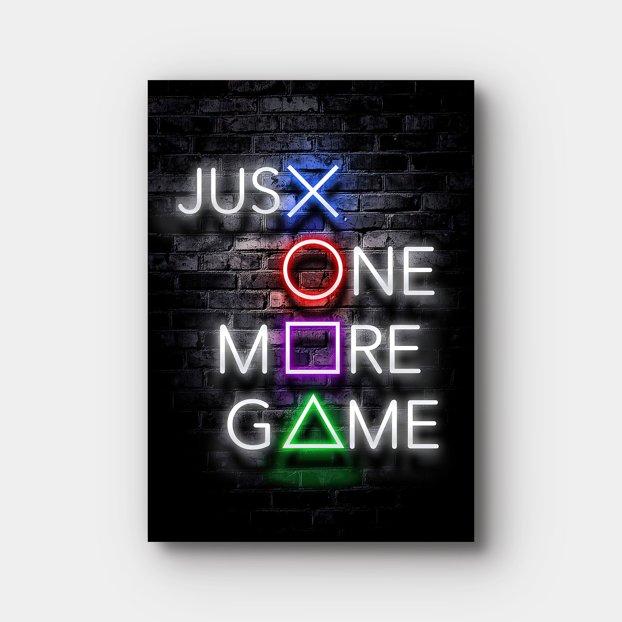 Just One More Game Neon Lights