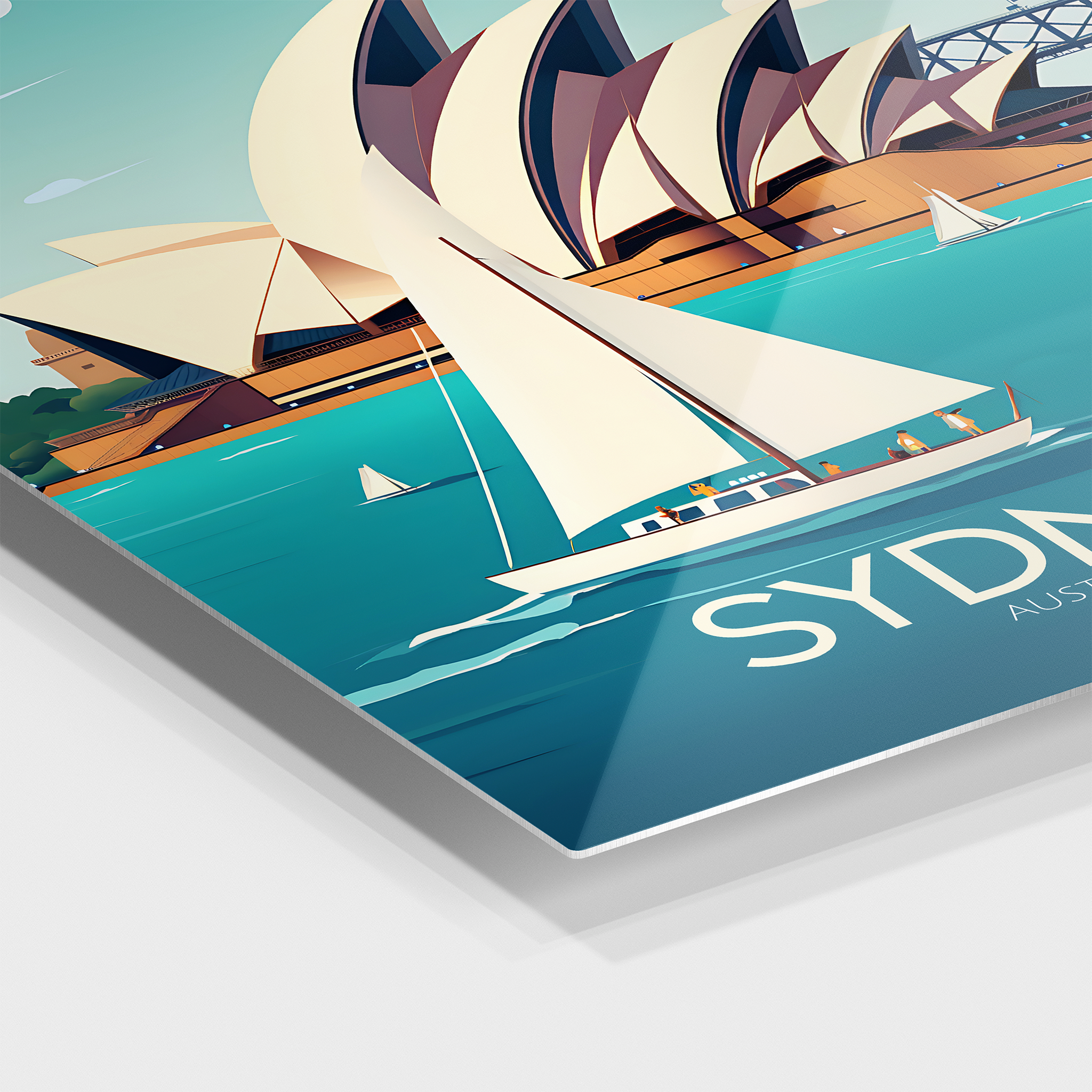 Sydney Alps Travel Poster